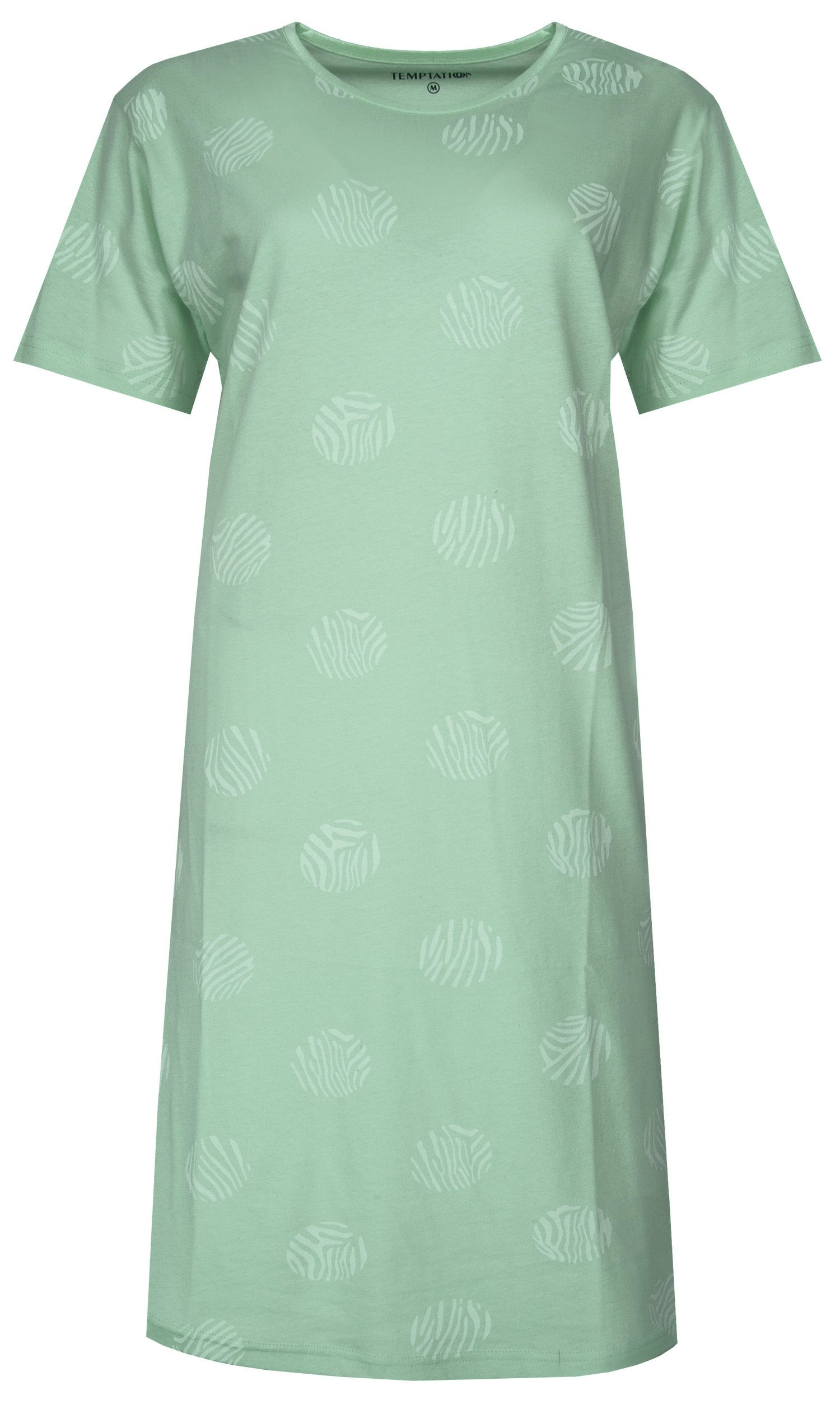 Nachthemd Damen Schlafshirt mit kurzem Arm modisch