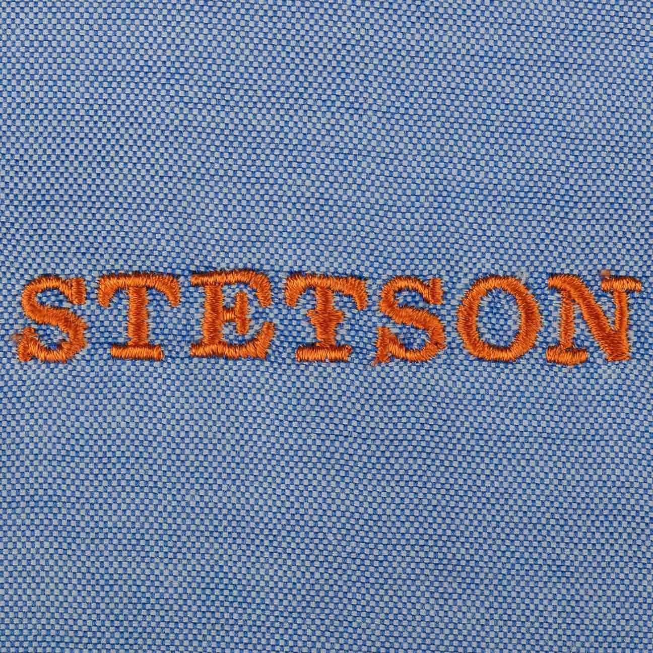 the (1-St) EU in Stetson Made Schirm, Flat grau mit Flatcap Cap