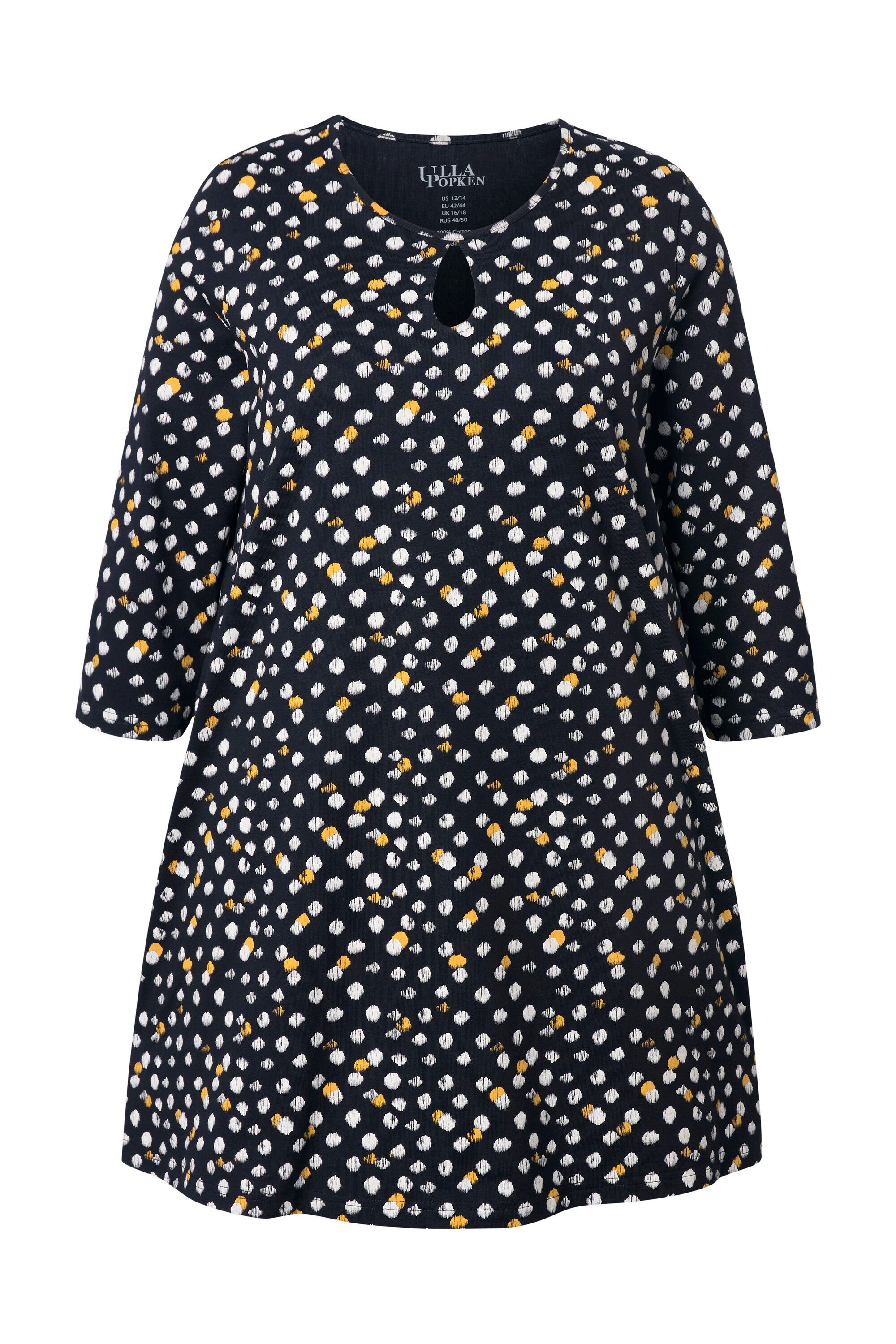 Ulla Popken Longshirt Longshirt Punkte A-Linie günstig online kaufen