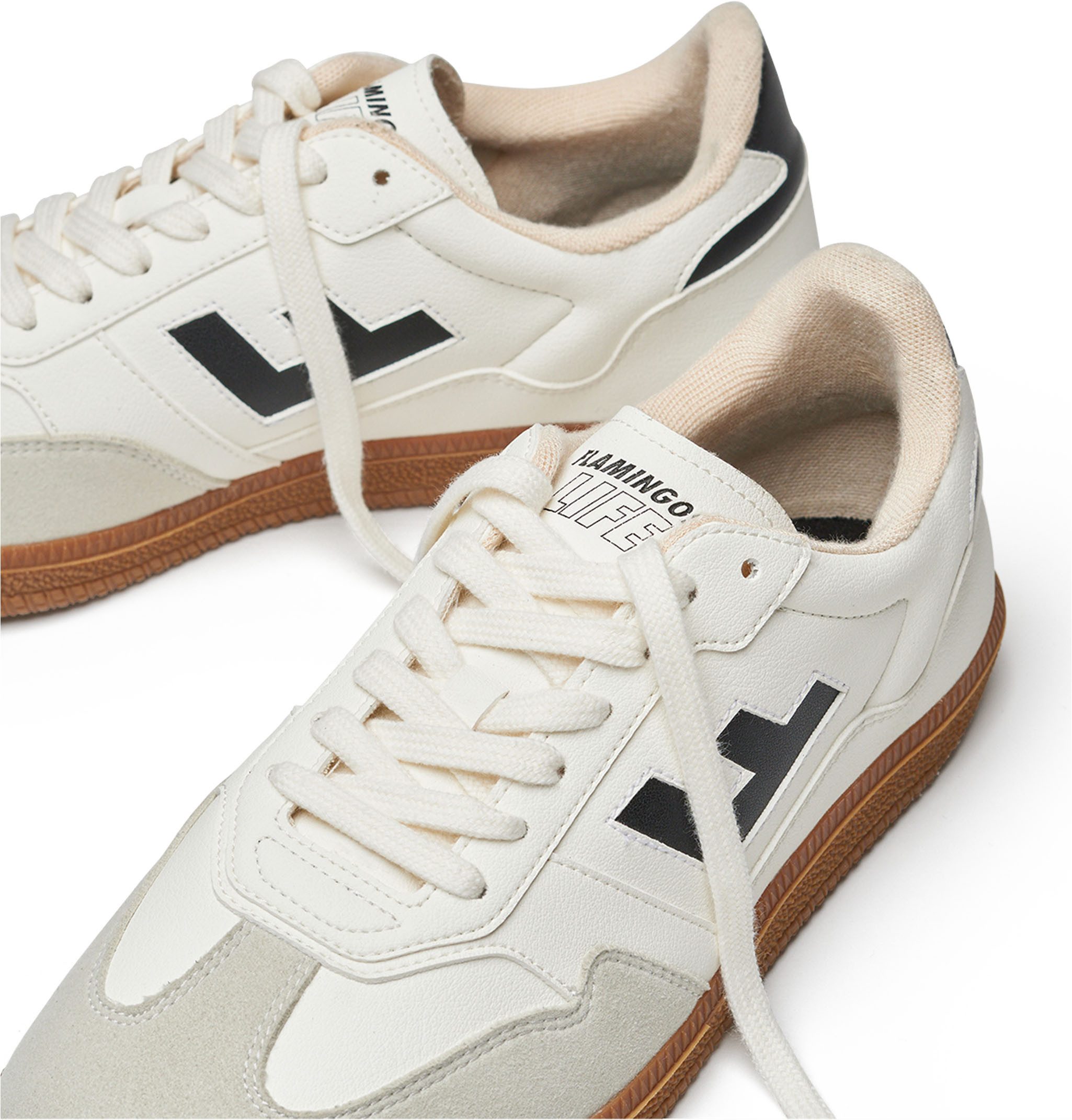 Flamingos Life BURELA SLIM Sneaker veganer Sneaker, Obermaterial aus 70% Maisresten