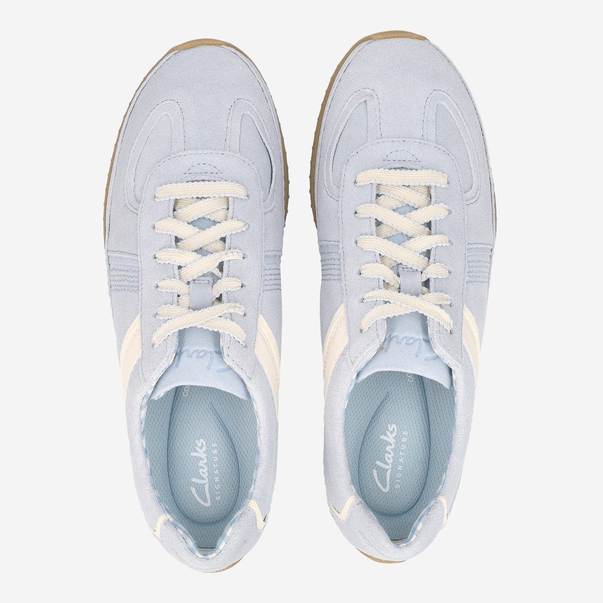 Clarks Clarks Meridor Lo 26186008 4, Sneaker, Blau, hell, Damen Sneaker