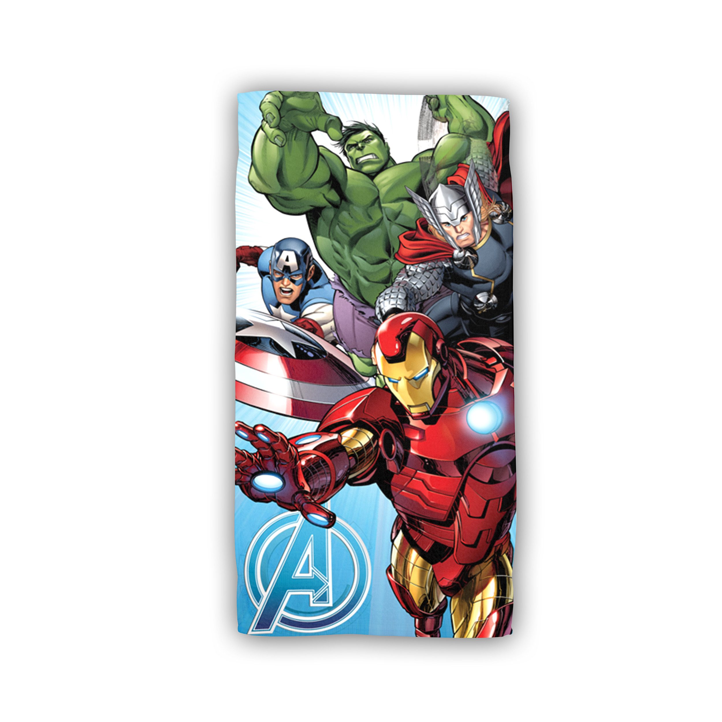 The AVENGERS Strandtuch Baumwolle Strandtuch – Frottee Badetuch mit Premium Druck, 70x140 cm
