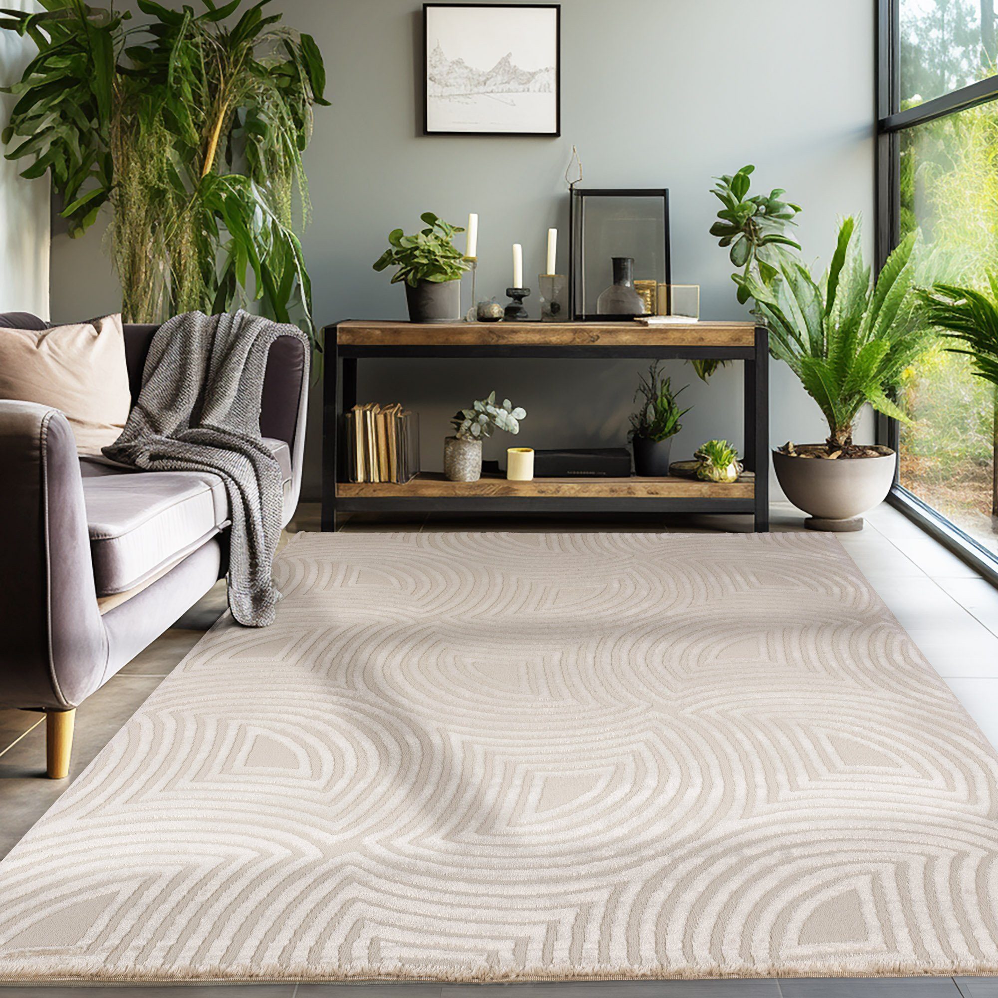 SIMPEX24 Designteppich Skandinavisches Boho Design, Läufer, günstig online kaufen