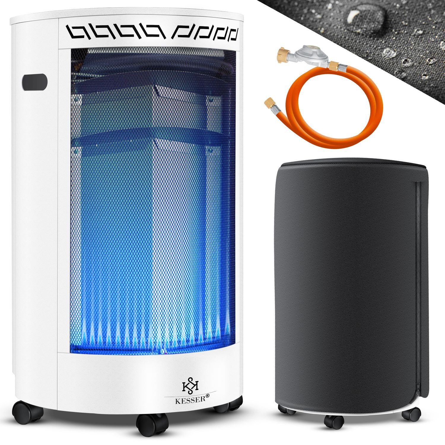 KESSER Heizstrahler, 4200 W, Gasheizer Keramik Gas Heizer 4200 Watt Heizstr günstig online kaufen