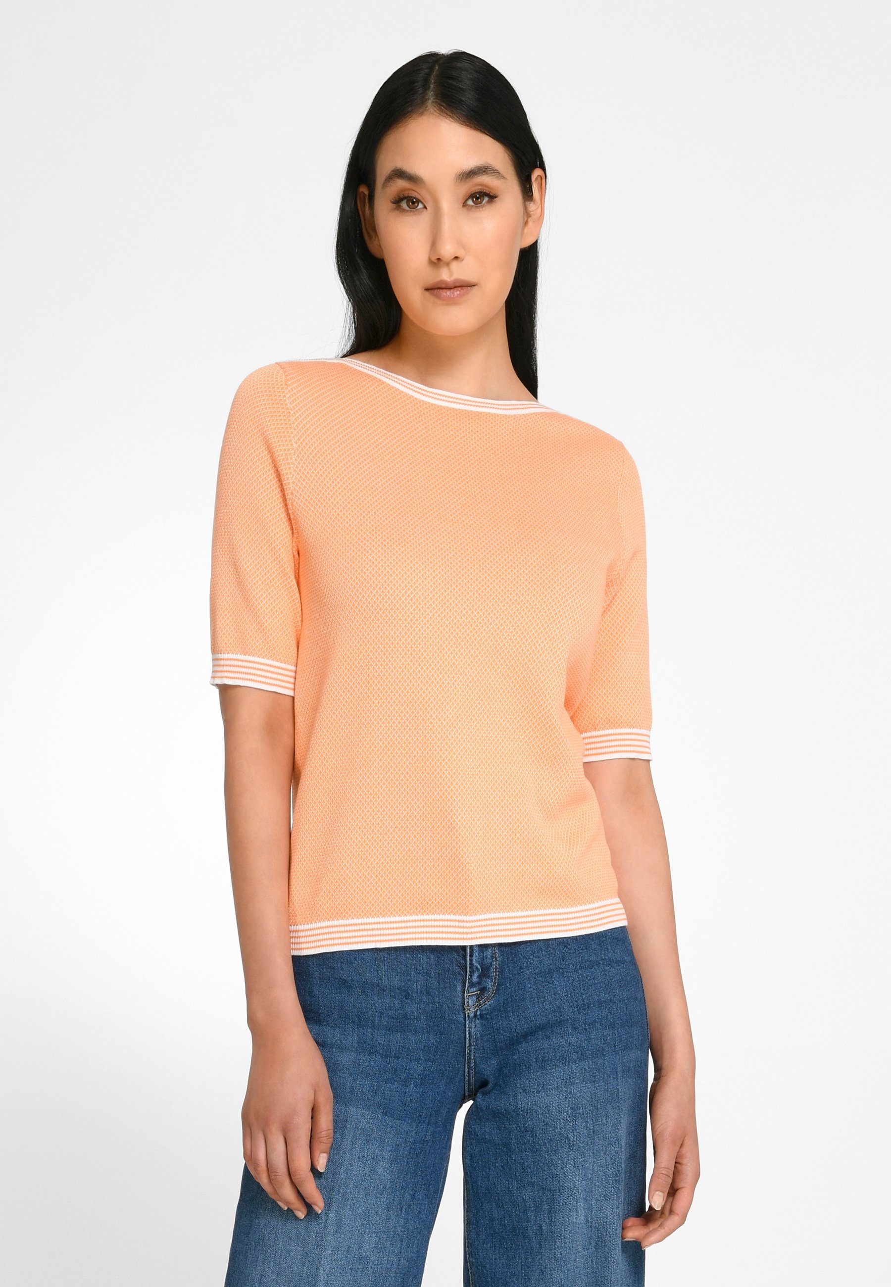 Peter Hahn Strickpullover Cotton apricot