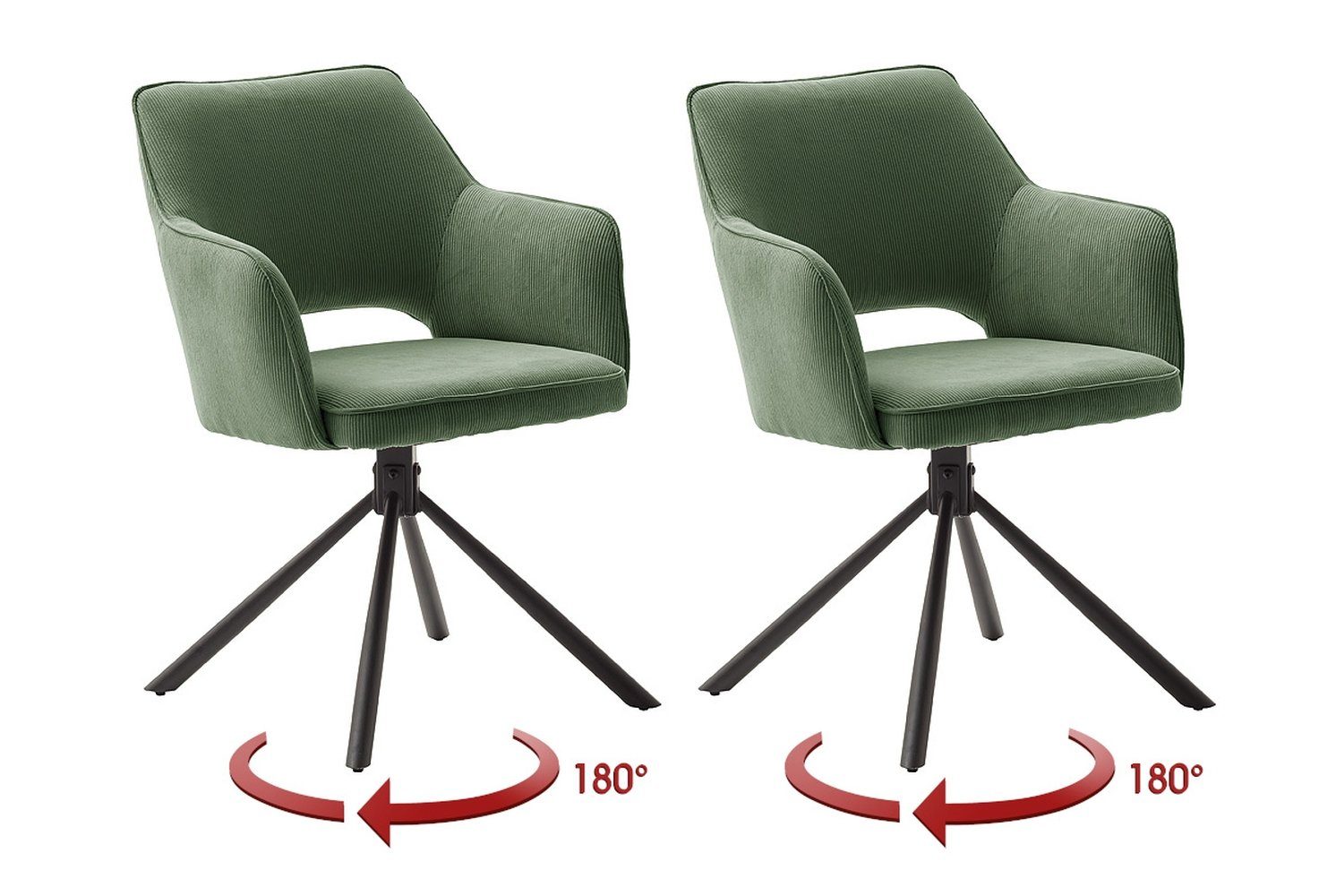freiraum Armlehnstuhl LUZON (2-er Set), (2-er günstig online kaufen