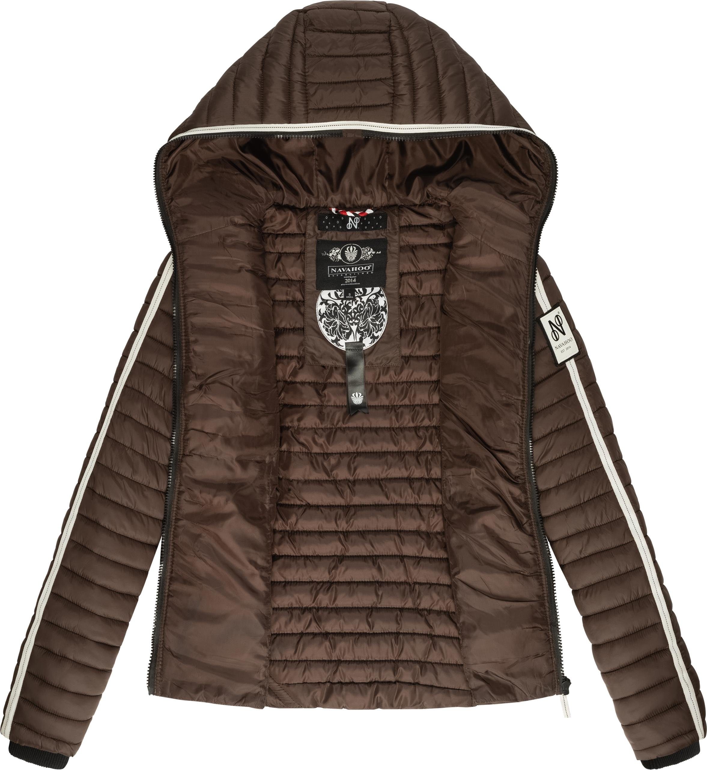 Navahoo Steppjacke Kimuk Prc leichte Übergangsjacke mit Kapuze