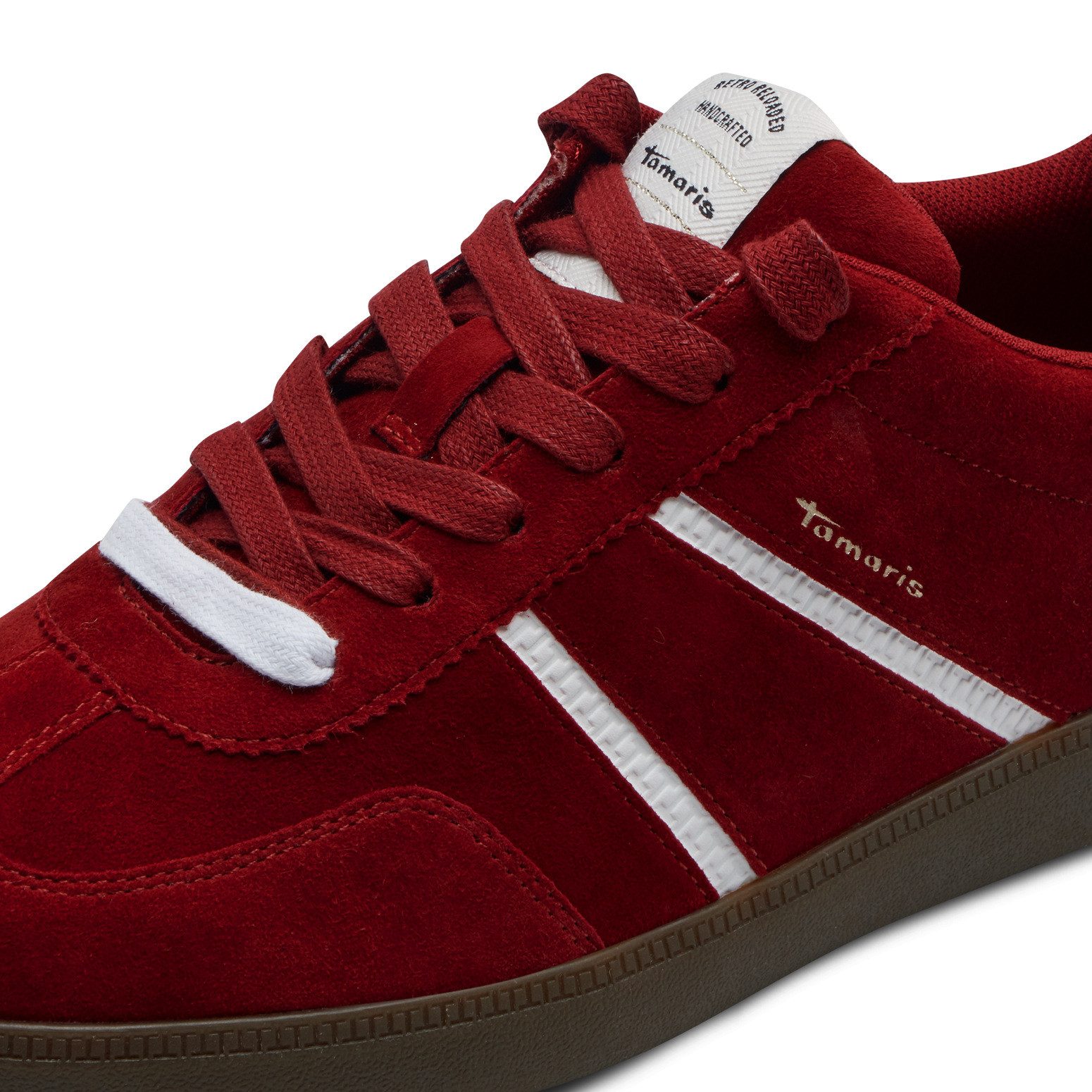 Tamaris Plateausneaker Freizeitschuh, Halbschuh, Schnürschuh mit gepolstertem Schaftrand