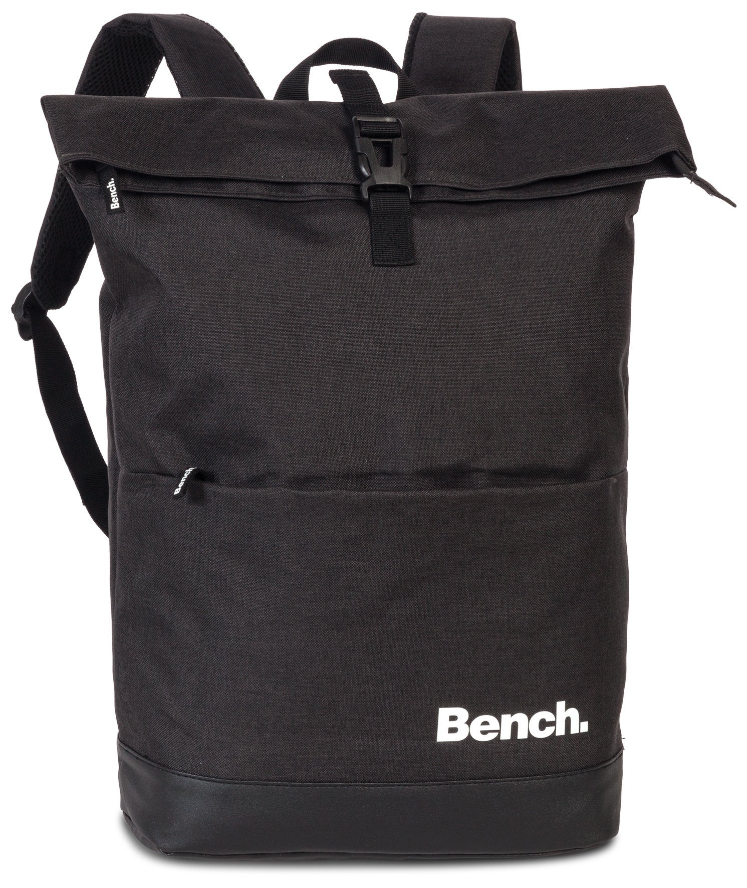 Bench. Freizeitrucksack Rucksack Roll-Top CLASSIC Schwarz (1 Stück), Freize günstig online kaufen