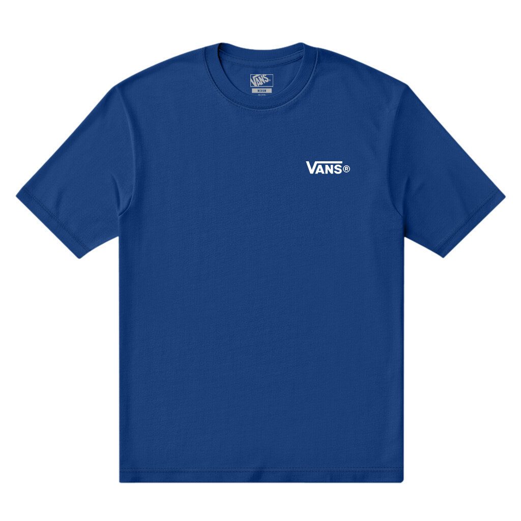 Vans T-Shirt LEFT CHEST SS TEE Kurzarmdesign, mit Rundhalsausschnitt, aus Baumwolle, normale Länge