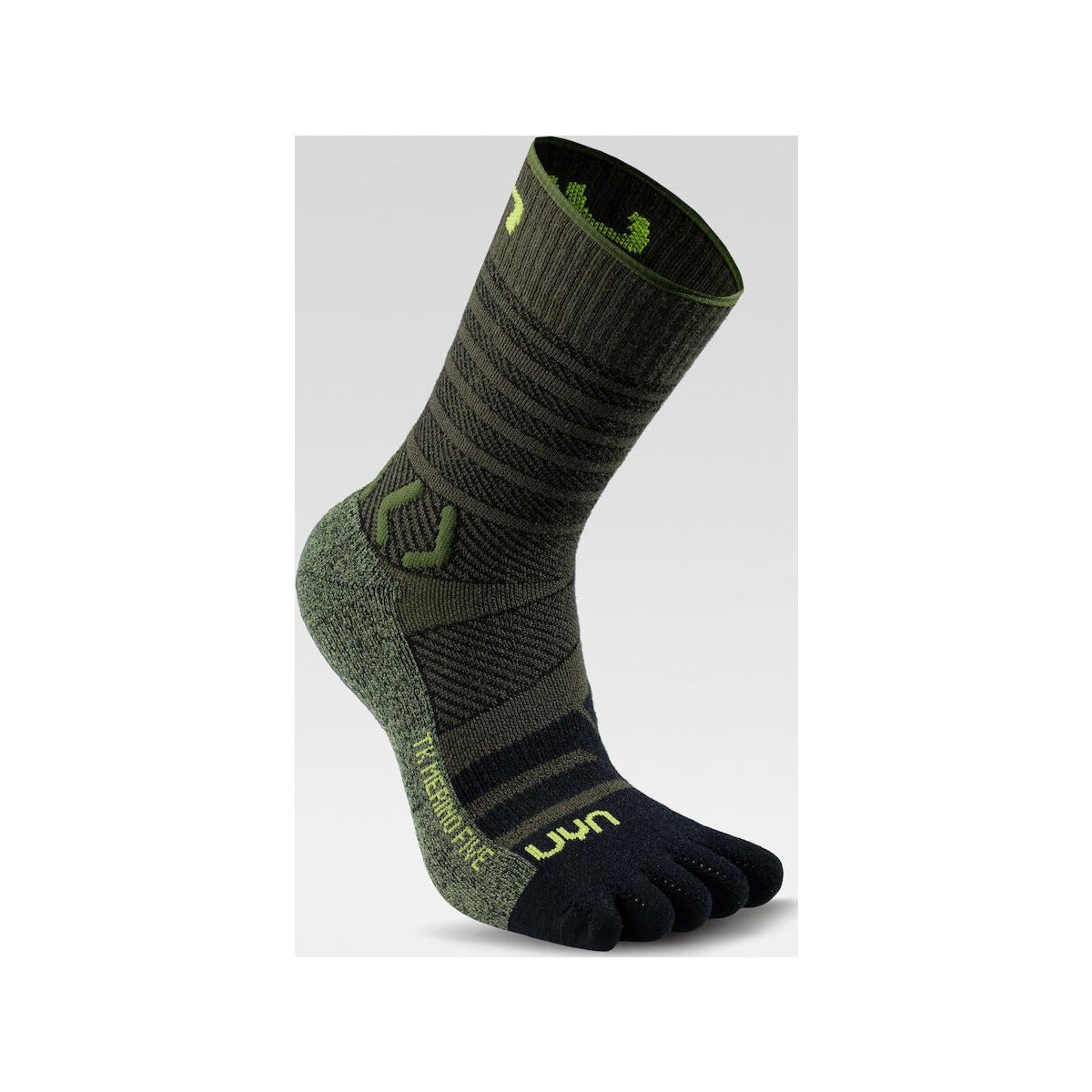 UYN Wandersocken MAN Trekking Five Merino Socks Atmungsaktive Merino-Zehensocken mit High-5-Technologie für