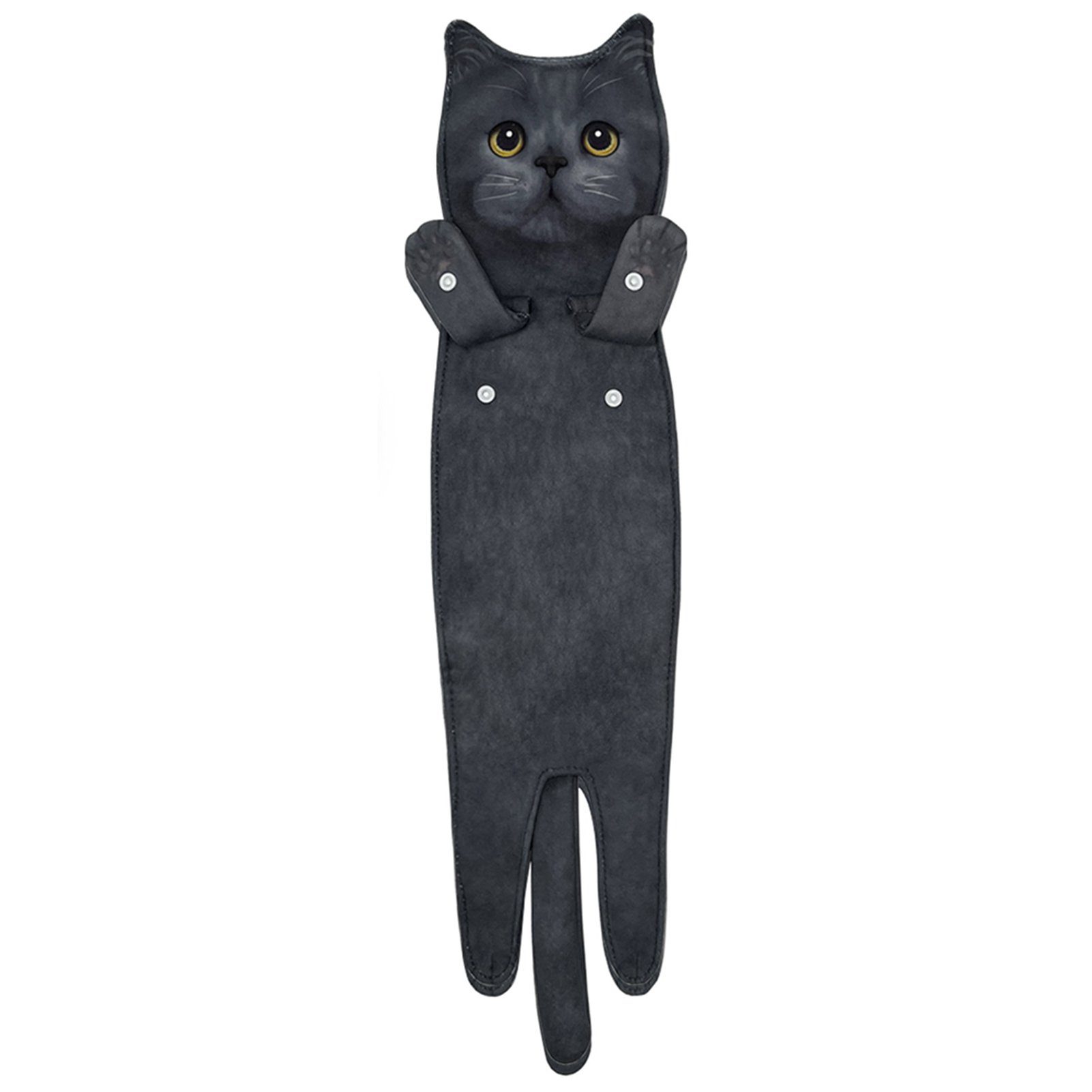 Blusmart Handtuch Set Niedliches Katzenhandtuch, Mehrzweck-Mikrofaser-Gesichtshandtuch, Zum bule cat
