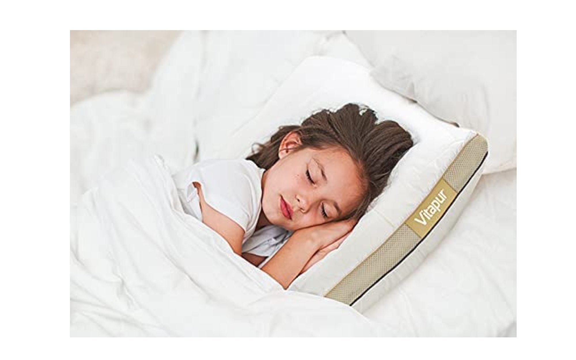 Vitapur Schlafkissen NEO Kinderkopfkissen 40x60cm für den Kinderschlaf günstig online kaufen