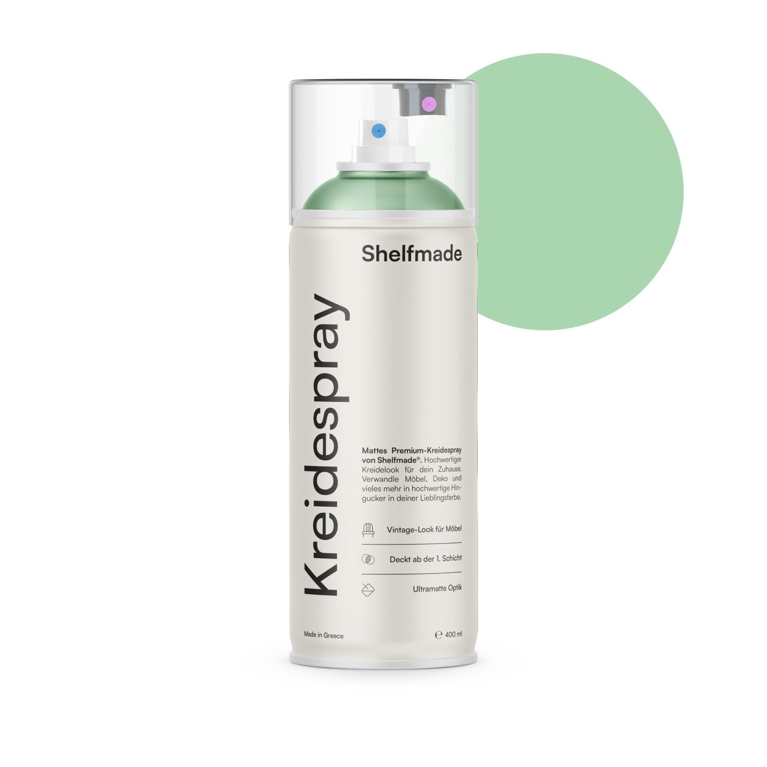 shelfmade Sprühflasche Shelfmade Kreidespray - Kreidefarbe Spray Chalk Kreidesprühfarbe