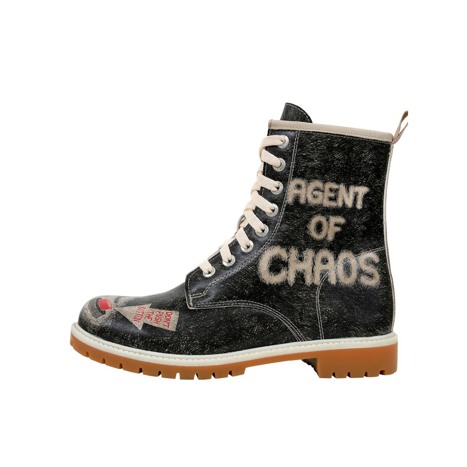 DOGO Long Boots Schnürstiefel Agent Of Chaos Damen Stiefeletten, Schnürboot günstig online kaufen