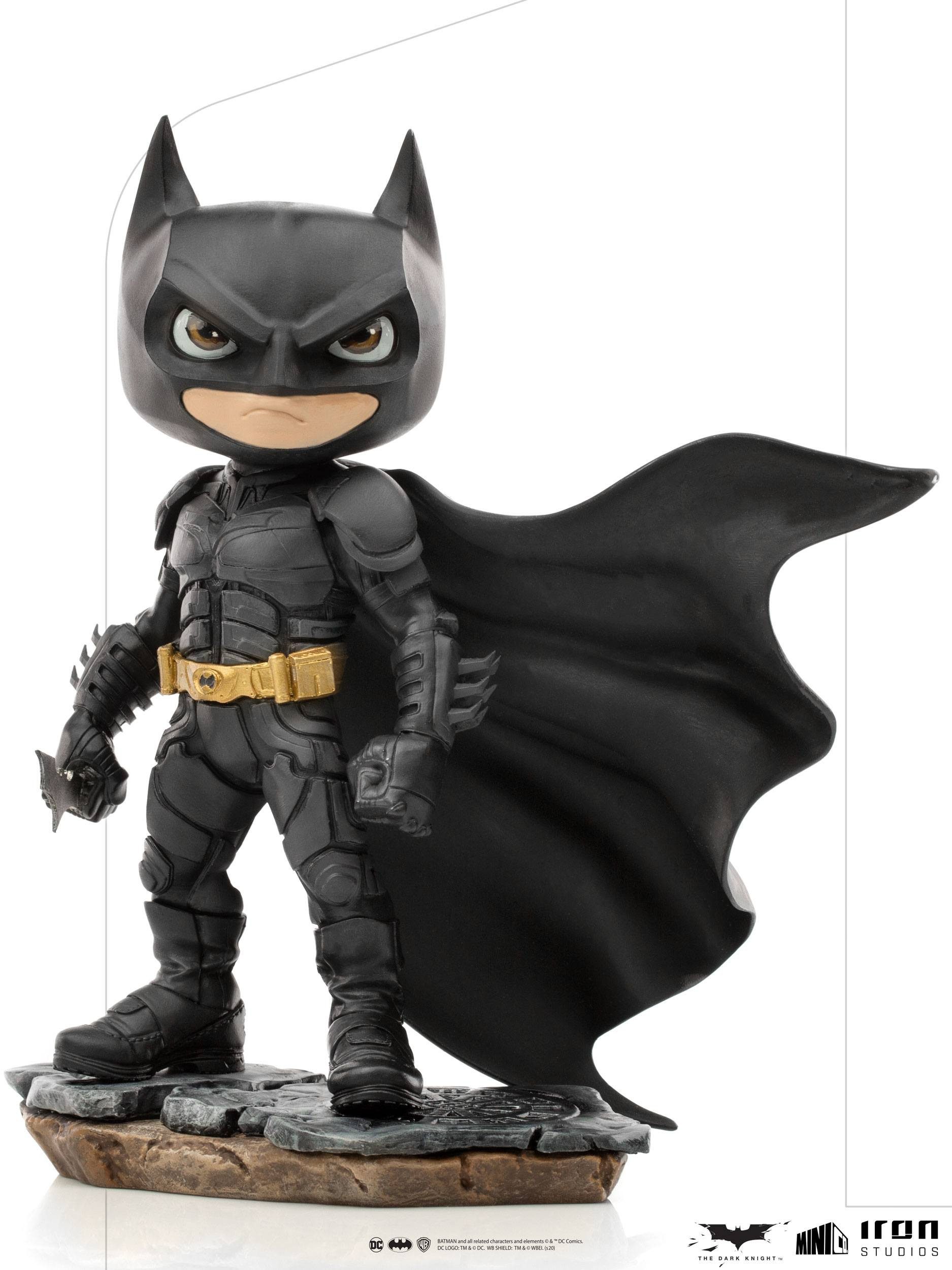 Iron Studios Dekofigur The Dark Knight Mini Co. PVC Figur Batman 16 cm (1 St), detailreiche Minifigur