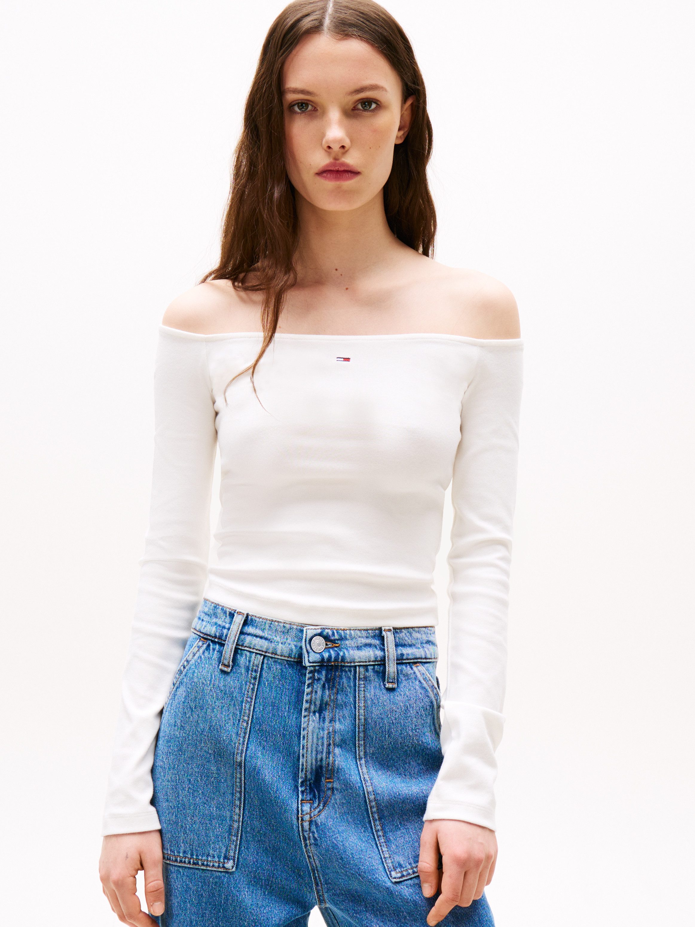 Tommy Jeans Langarmshirt TJW SLIM ESSENTIAL günstig online kaufen