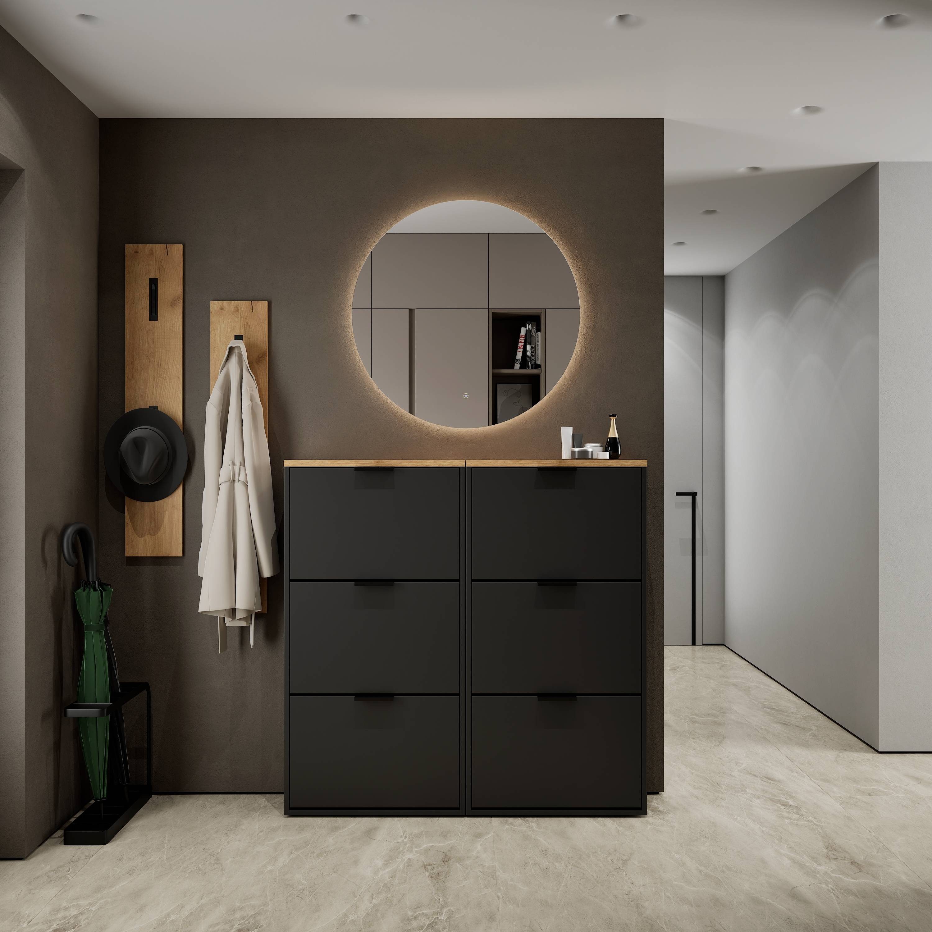 Planetmöbel Schuhschrank Flur Möbel Schuhrank, verschiedene günstig online kaufen