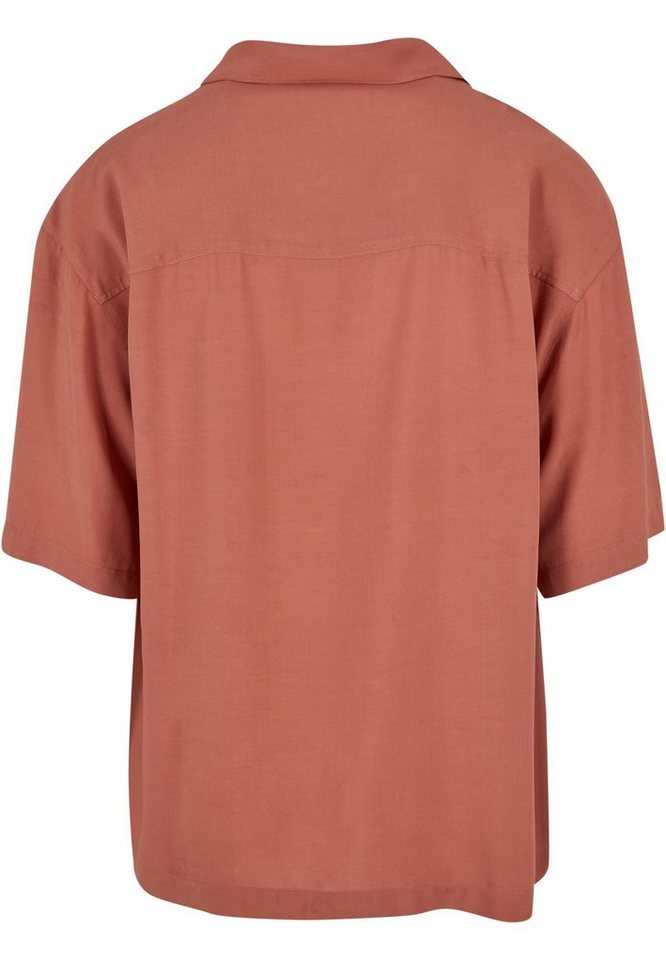 URBAN CLASSICS Langarmhemd Herren Oversized Resort Shirt (1-tlg)