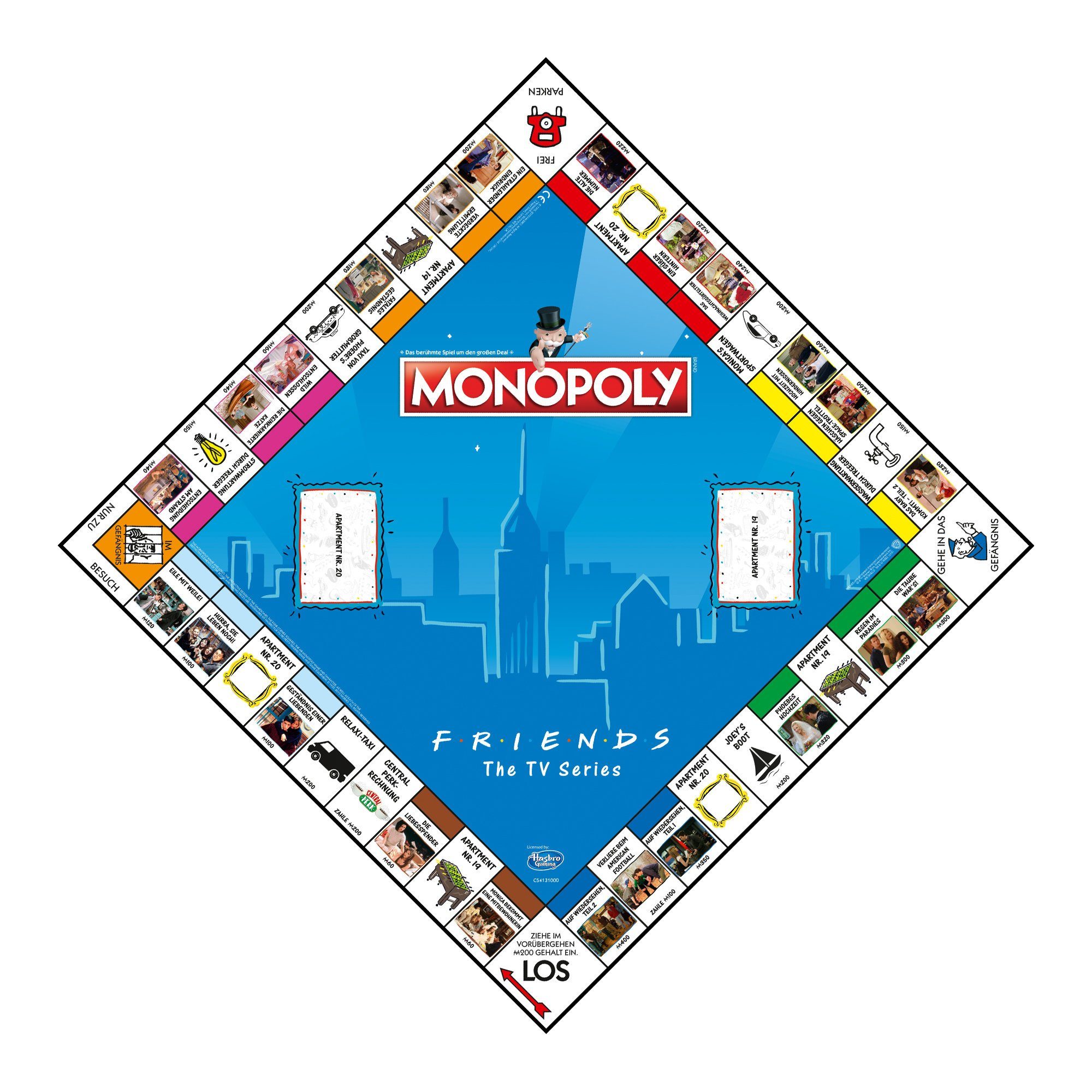 Monopoly deutsch Friends Moves Spiel, Winning Brettspiel