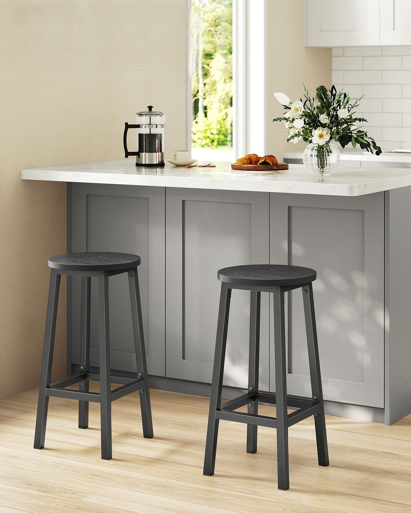 VASAGLE Barhocker Barstühle (Set, 2 St), günstig online kaufen