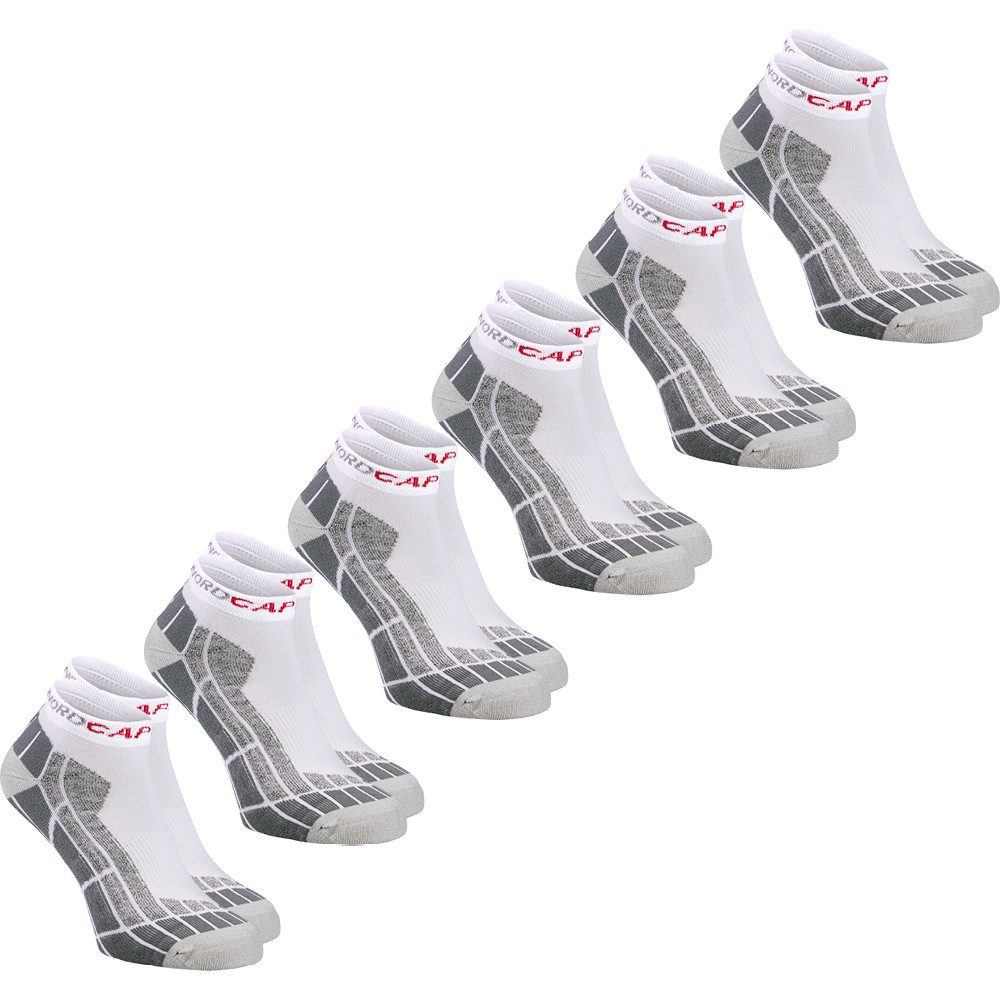Nordcap Sportsocken (Set, 6-Paar) angenehm, atmungsaktiv und fußschonend in raffinierter Ausführung