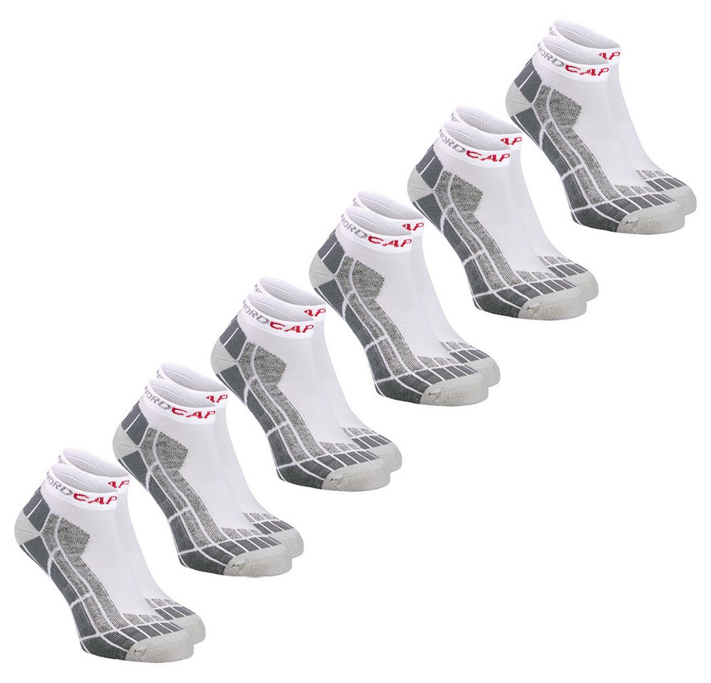 Nordcap Sportsocken (Set, 6-Paar) angenehm, atmungsaktiv und fußschonend in raffinierter Ausführung