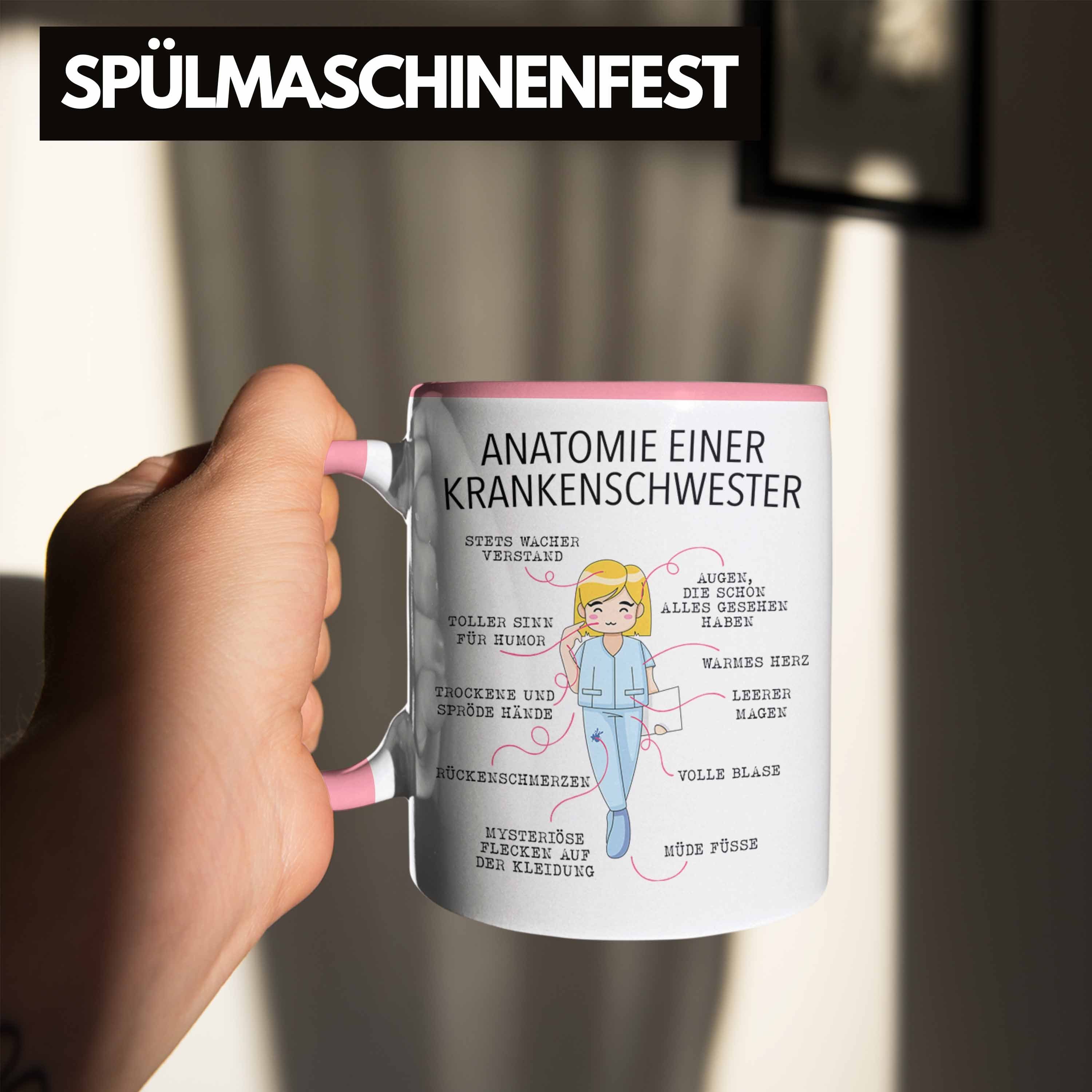 Trendation Tasse Trendation - Anatomie Krankenschwester Tasse Geschenk Lustige Geschenk – Bild 4 von 5