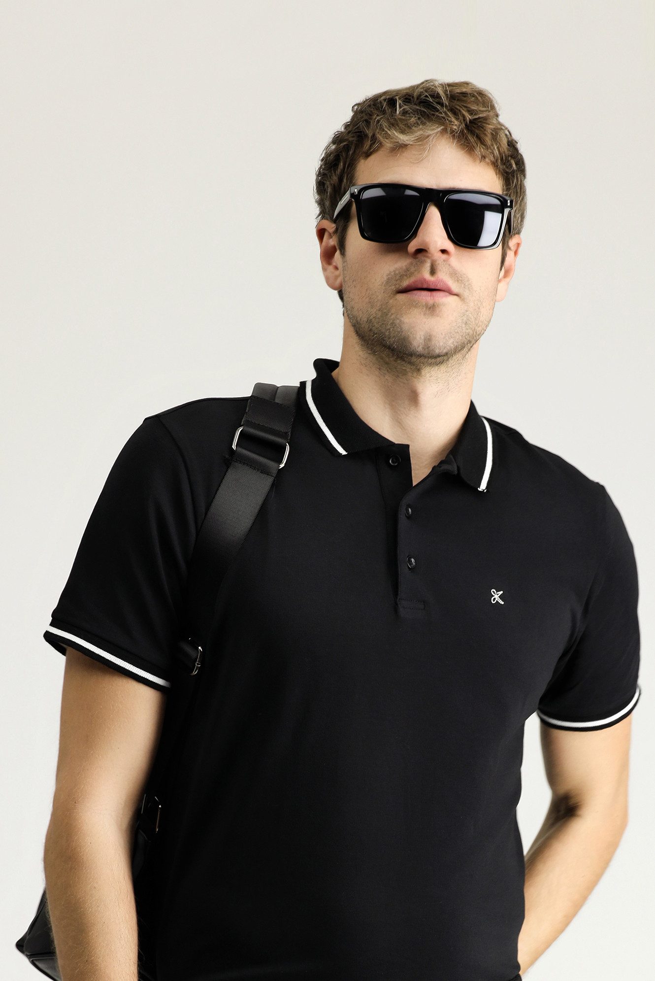 KIGILI Poloshirt Slim Fit Herren-Poloshirt aus Supima-Baumwolle (1er pack)