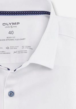 OLYMP Kurzarmhemd Level 5 in 24/7 Dynamic Flex Quality