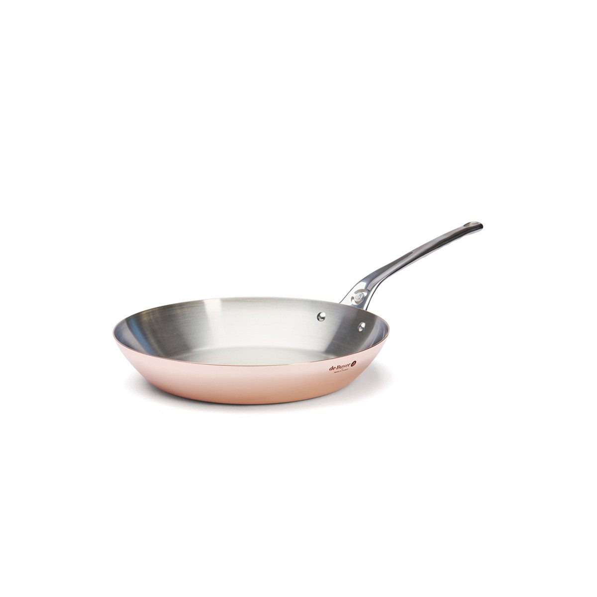 de Buyer Bratpfanne Prima Matera, Kupfer-Pfanne 20 cm induktionsgeeignet - Edelstahlgussgriff