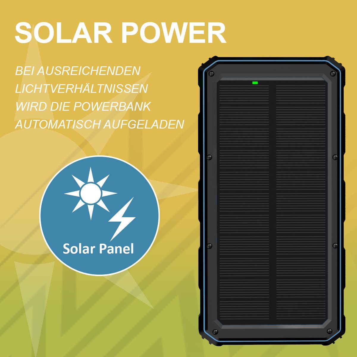 Bank fontastic Solar Xora20Q Power Solar Powerbank