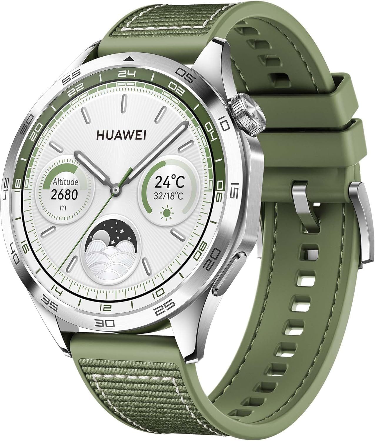 Huawei GT 4 mit Bluetooth Anruffunktion Extra Lange Akkulaufzeit Smartwatch, Bluetooth