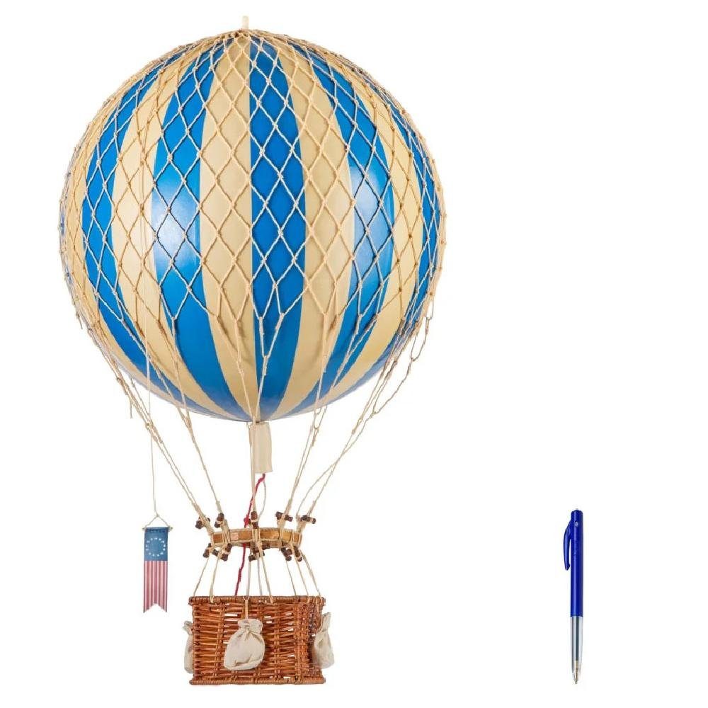(32cm) Royal Ballon Dekofigur AUTHENTIC Aero MODELS Blau