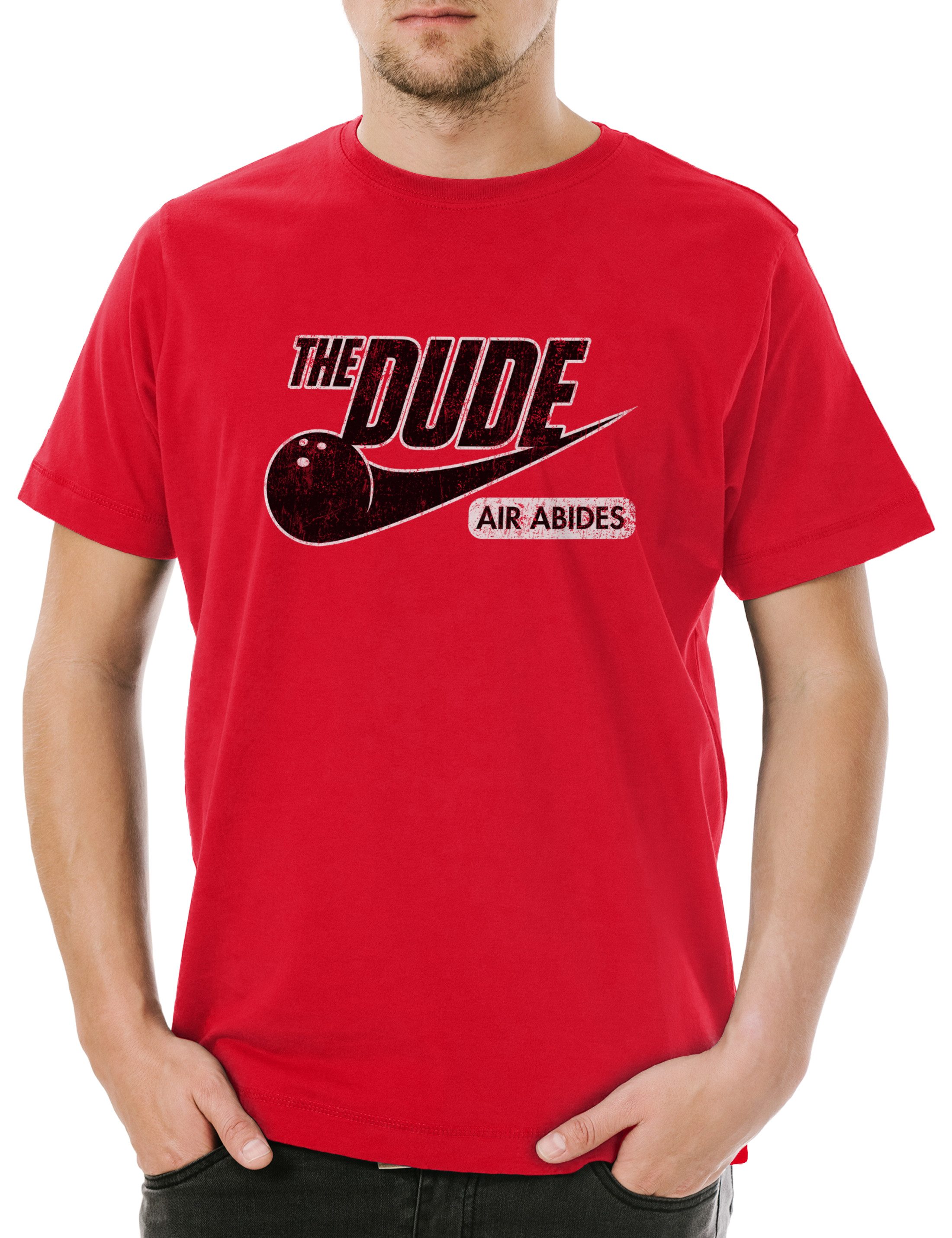 Print-Shirt Dude Air Herren T-Shirt The Dude Big Walter Lebowski Sobchak Bowling