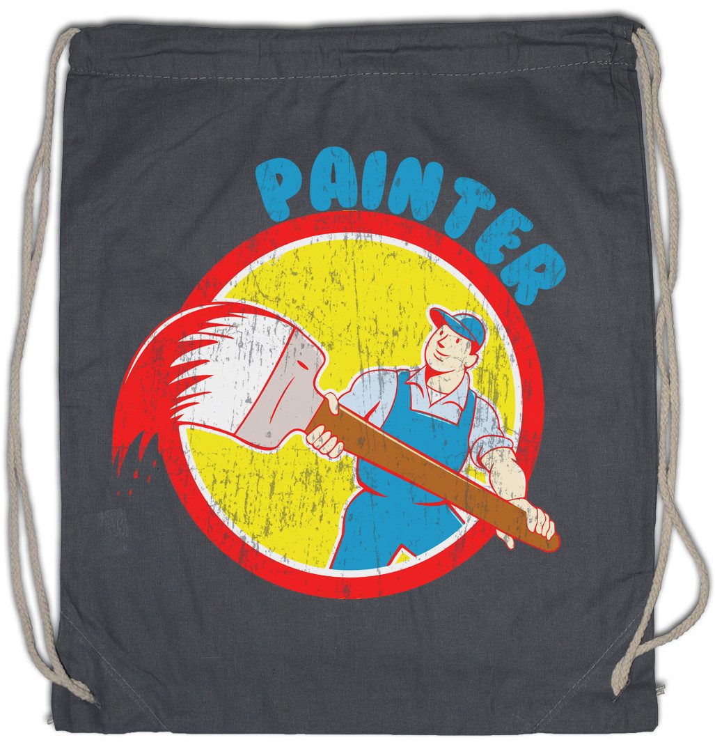 Turnbeutel Painter III Turnbeutel Maler Artist Lackierer Handwerk Künstler