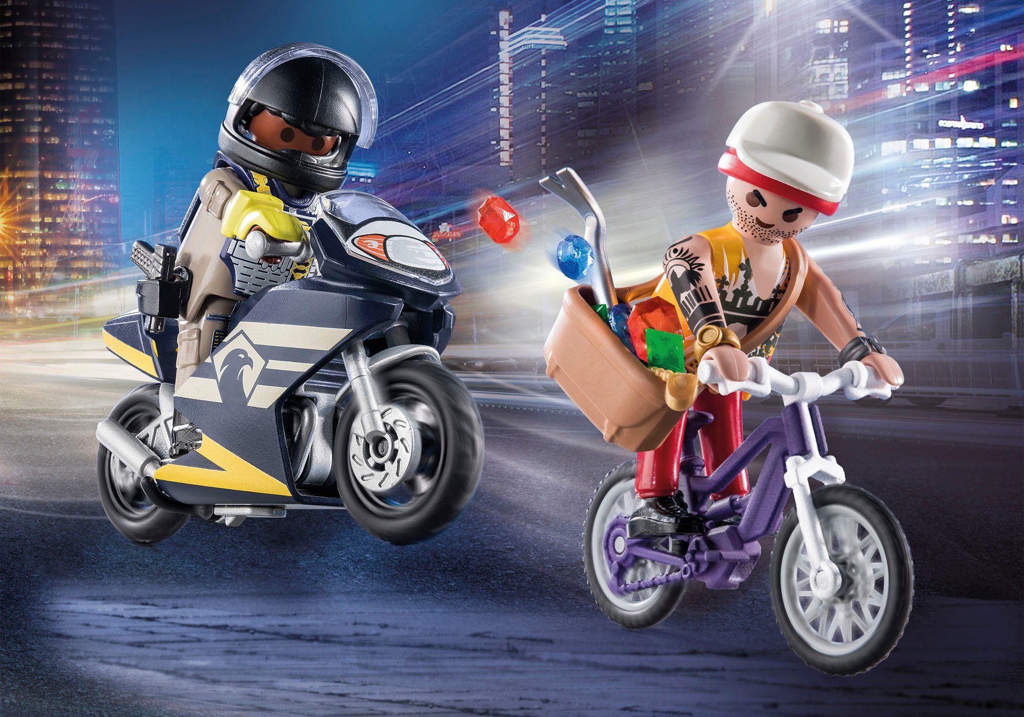 Playmobil® Starter Pack, SEK und Juwelendieb (71255), My Action Heroes Konstruktions-Spielset, (27 St), Made in Europe