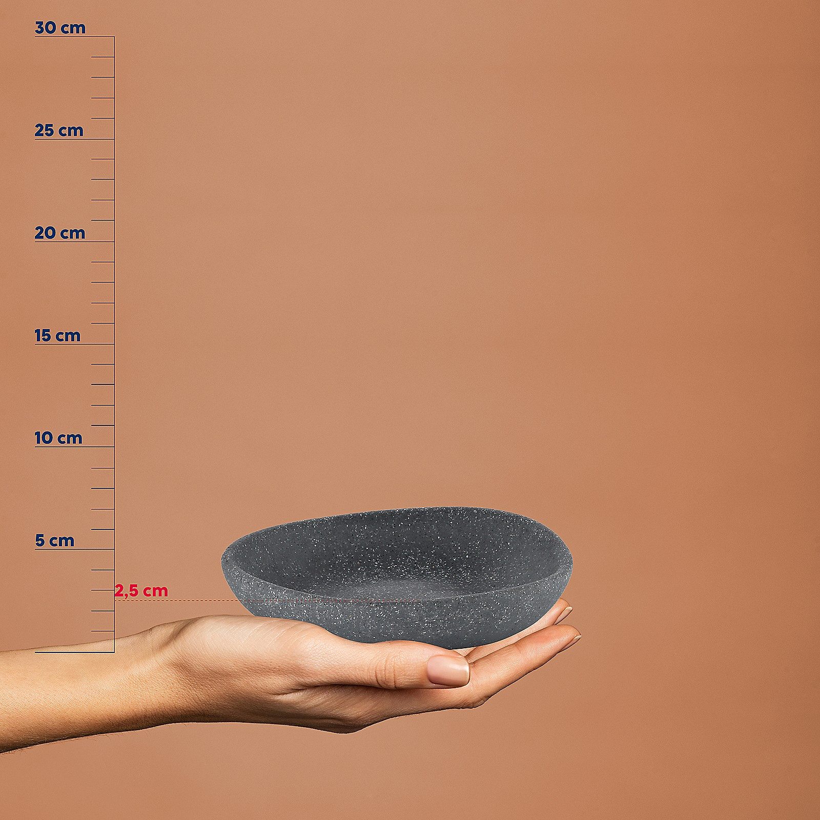 kela WC-Garnitur Roda, natürliche Steinoptik