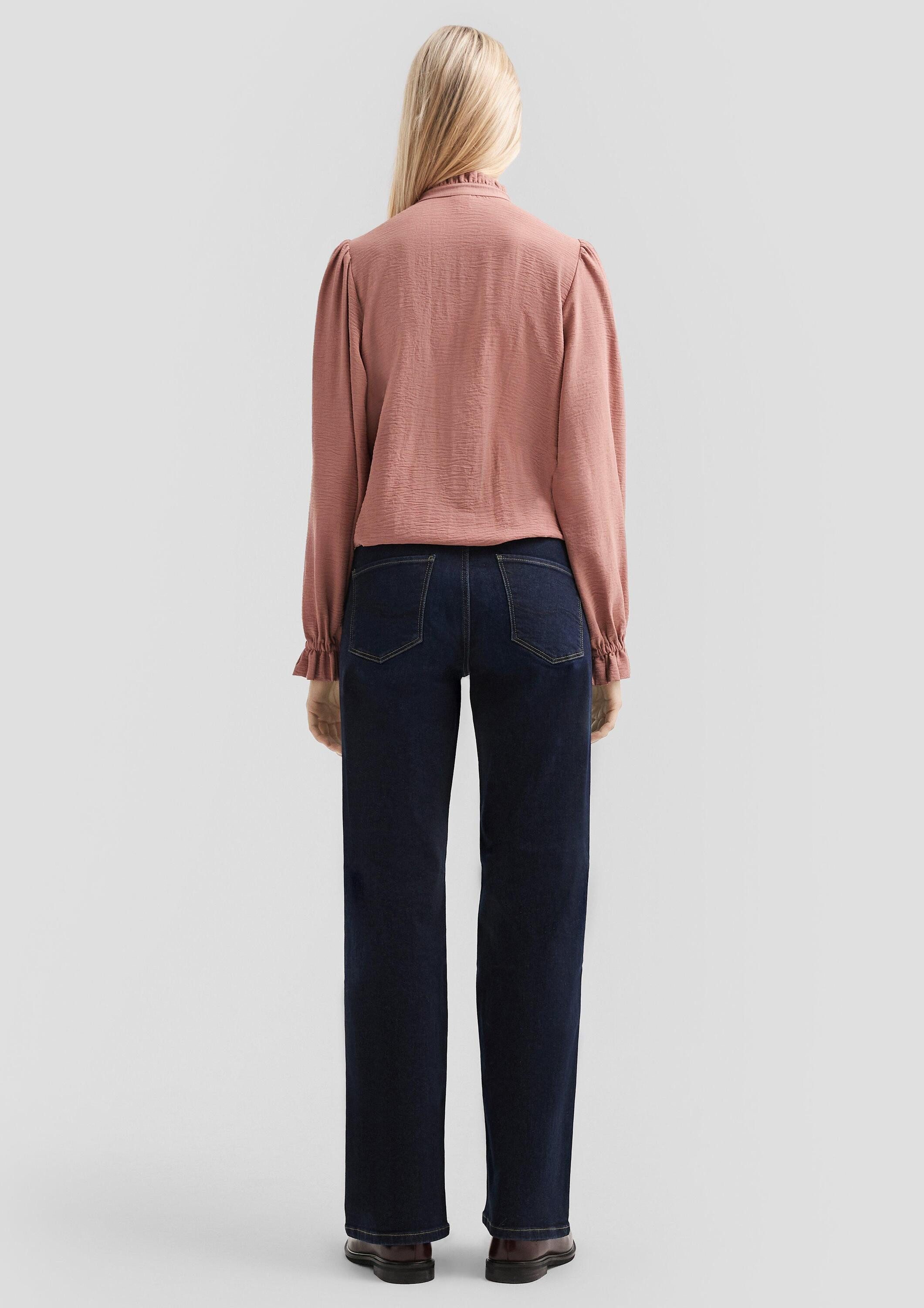 QS Langarmbluse Bluse Feminine Bluse mit Spitze