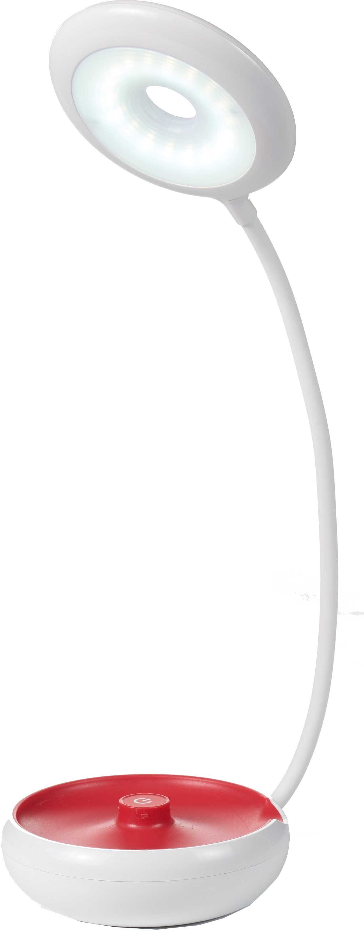 Northpoint Nachttischlampe 3in1 Leuchte Taschenlampe Nachtlicht dimmbar Batterie- o. Kabelbetrieb