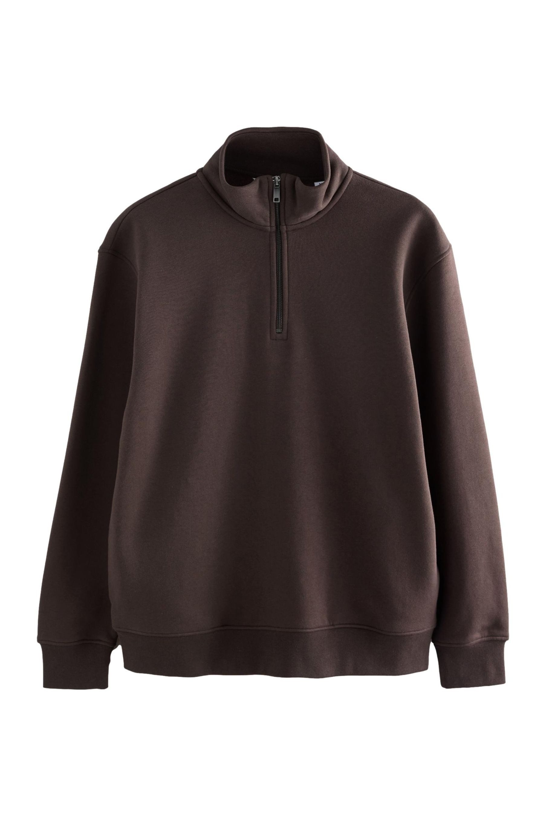 Next Sweater Sweatshirt mit 1/4-Reißverschluss und Baumwolle (1-tlg) günstig online kaufen