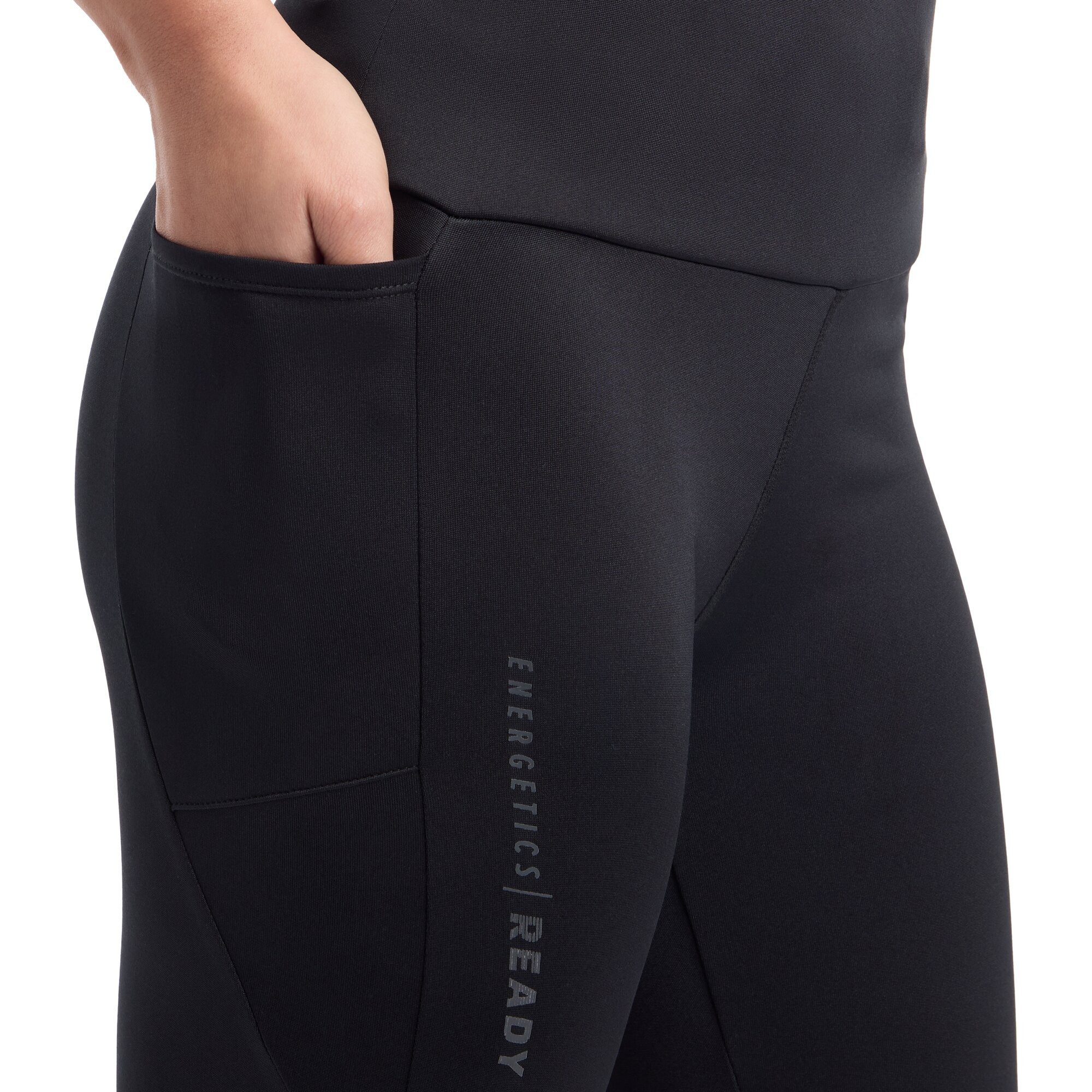Energetics Laufhose Da.-Tight Portia WRM II 1/1 W BLACK/ANTHRACITE