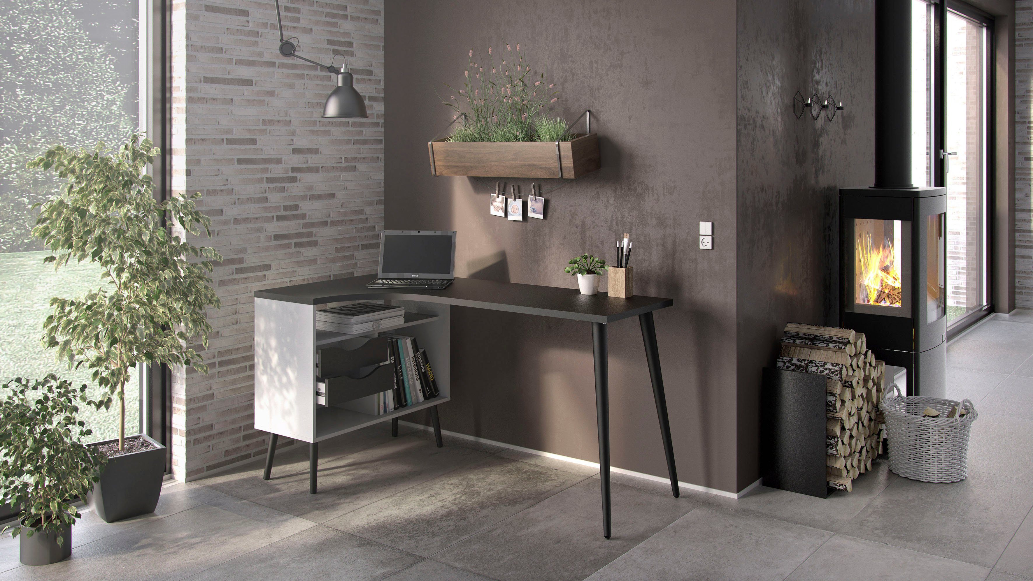 andas Schreibtisch Oslo Arbeitstisch, Bürotisch, mit günstig online kaufen