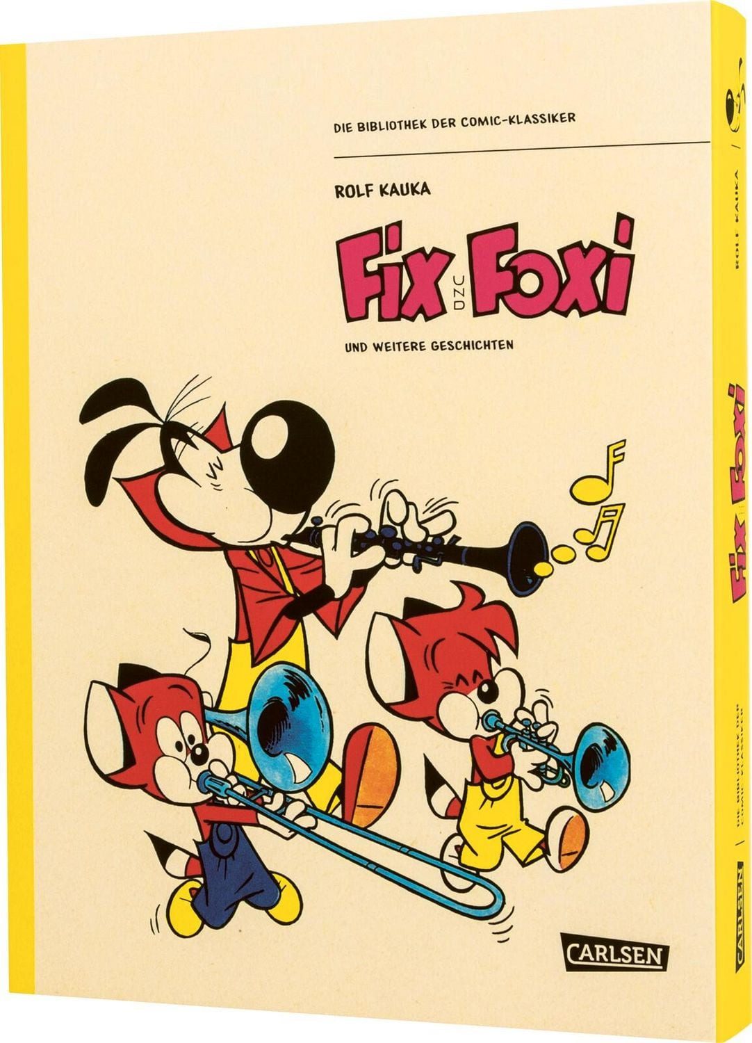 Die Bibliothek der Comic-Klassiker: Fix und Foxi / diverse, Sammelband mit den beliebtesten Geschichten der deutschen Comic-Reihe im Schuber