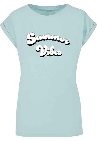 Merchcode T-Shirt Merchcode Damen Ladies Summer Vibes Extended Shoulder Tee (1-tlg)
