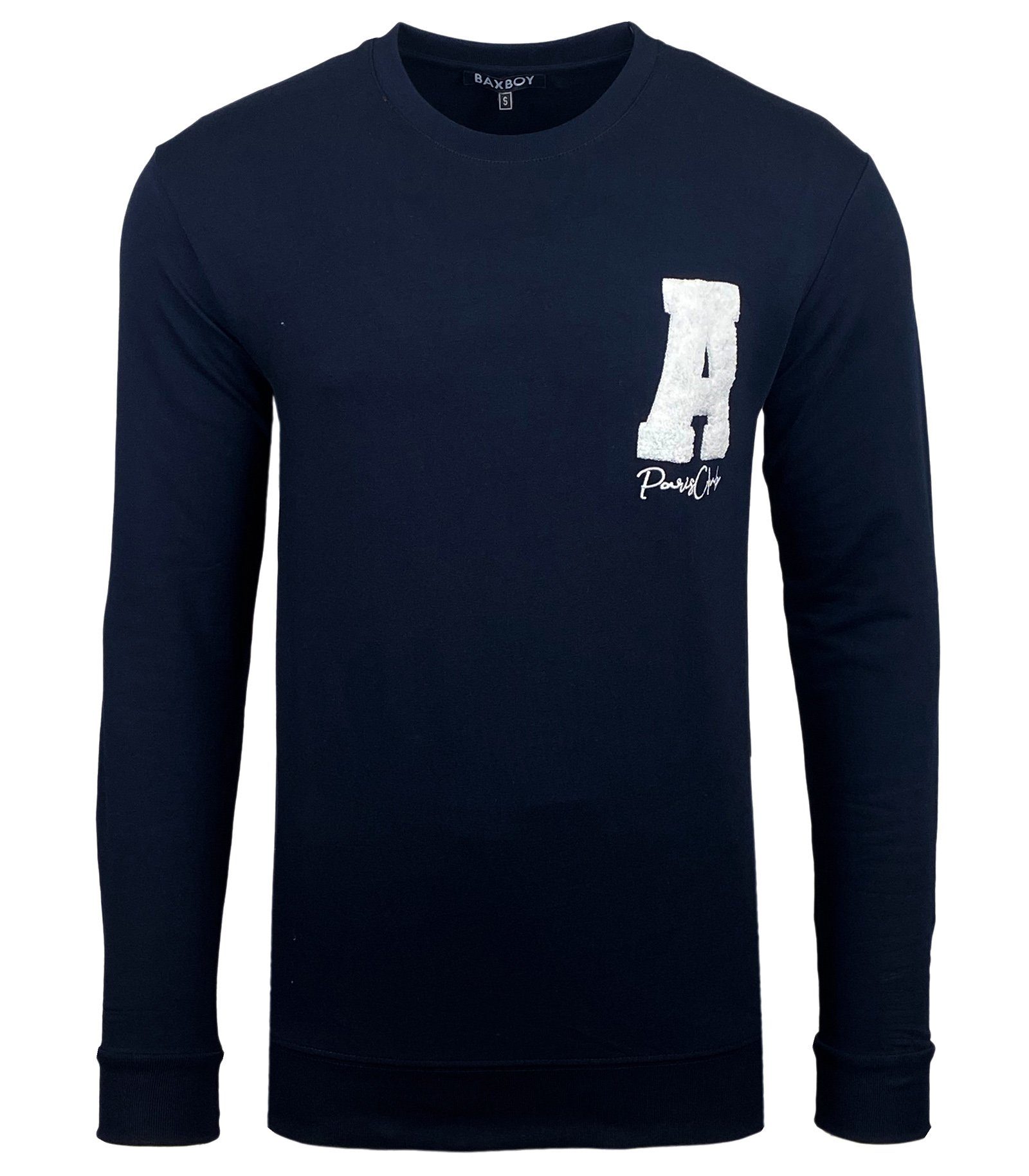 Baxboy Longshirt Baxboy Herren Longsleeve Moderner College style Langarmshi günstig online kaufen