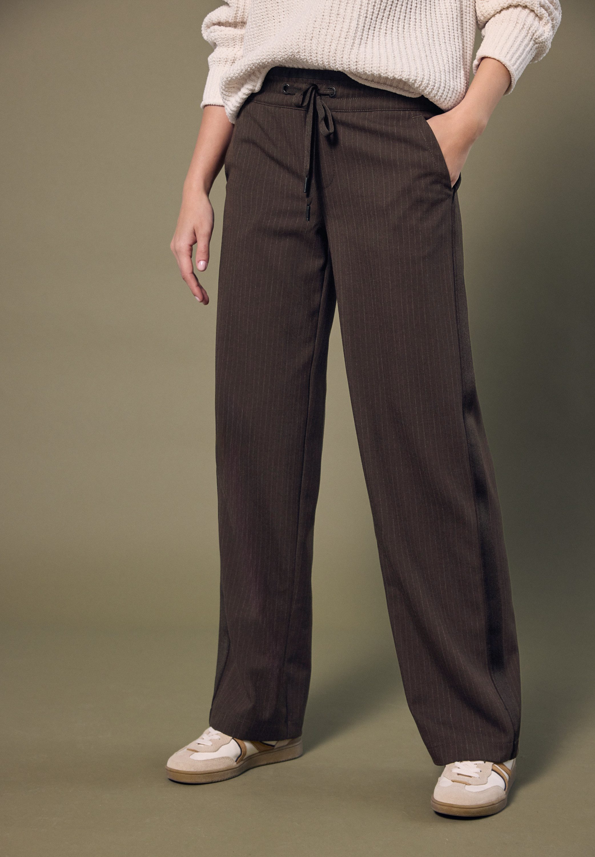STREET ONE STUDIO Stoffhose Middle Waist