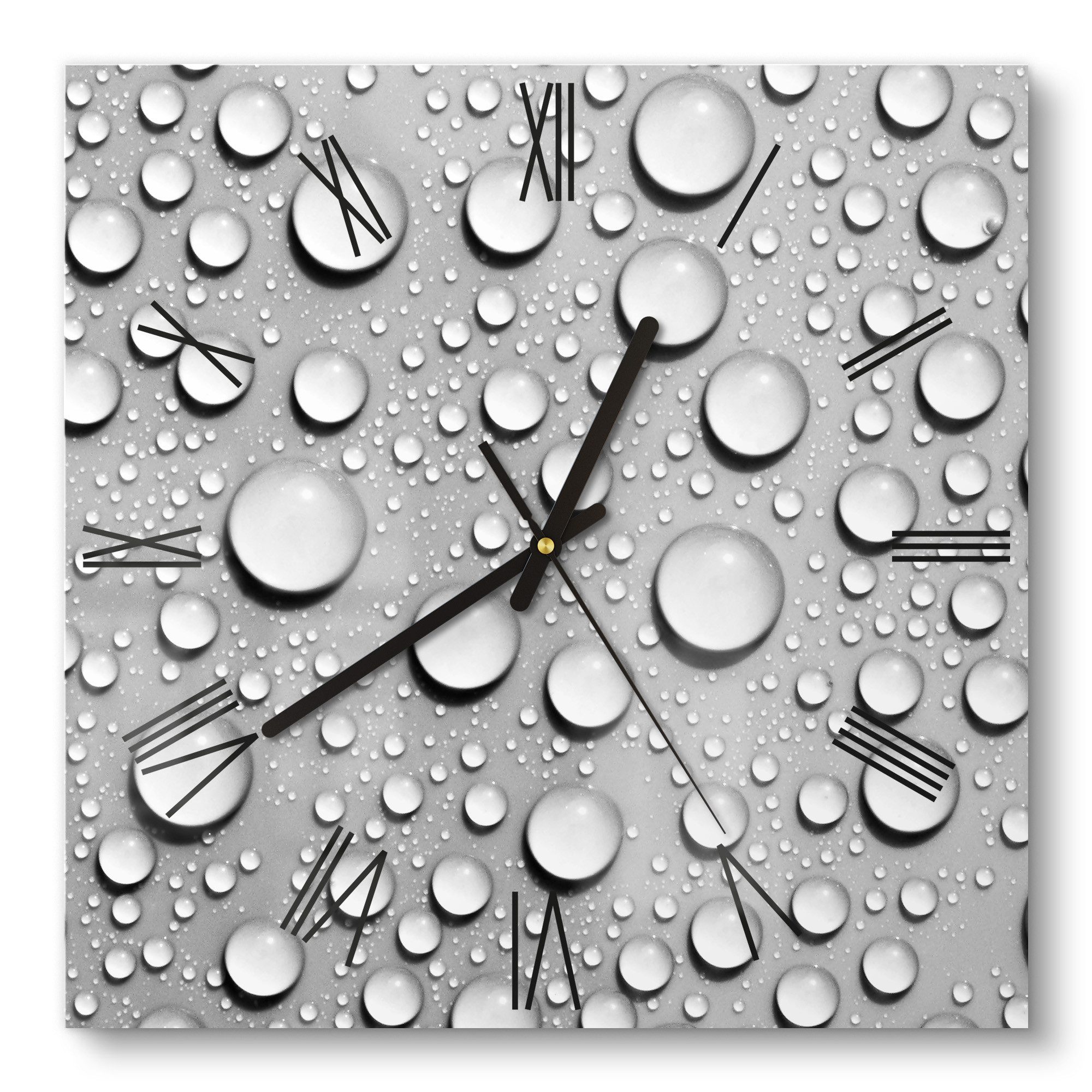 DEQORI Wanduhr 'Tanz der Wasserperlen' (Glas günstig online kaufen