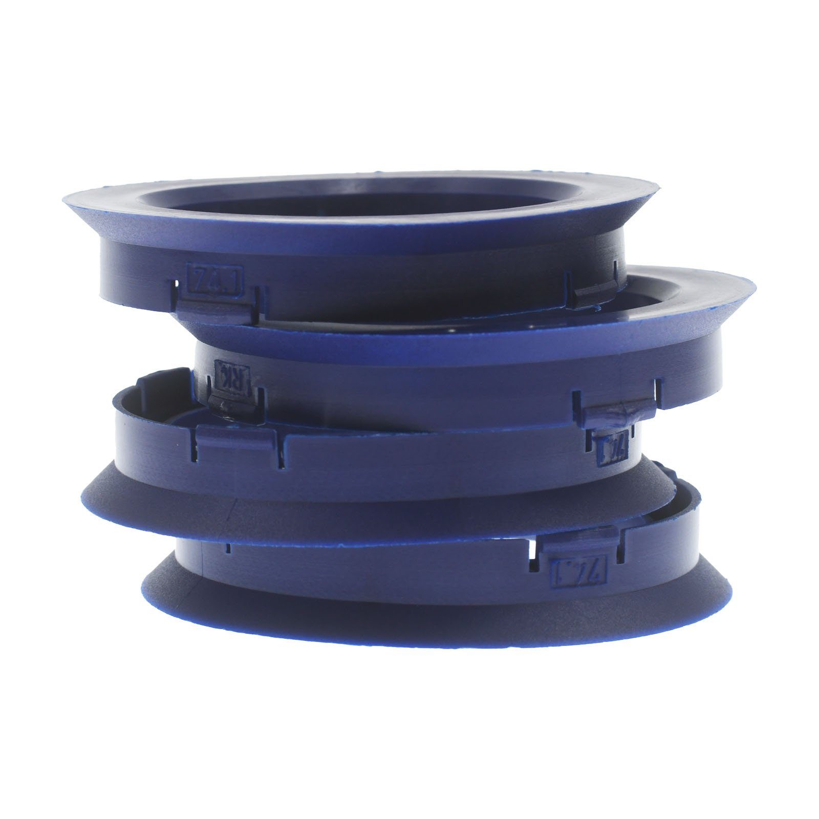 x Kreide Reifen mm Maße: Ringe Zentrierringe Felgen 4X + Reifenstift Fettstift, 74,1 Dunkelblau RKC 58,1 1x