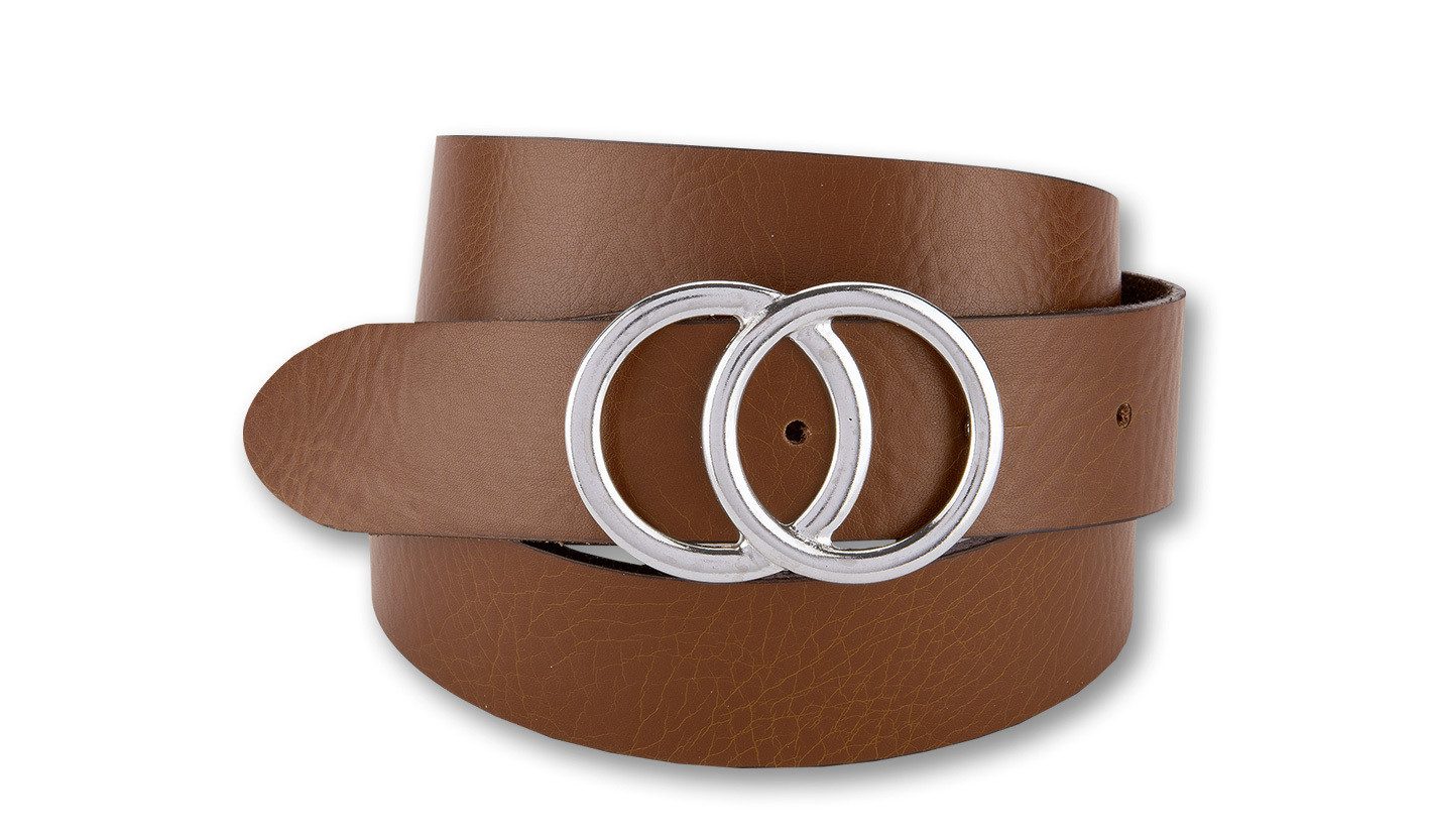 BERND GÖTZ Ledergürtel Ledergürtel mit stilvoller Doppelringschließe günstig online kaufen